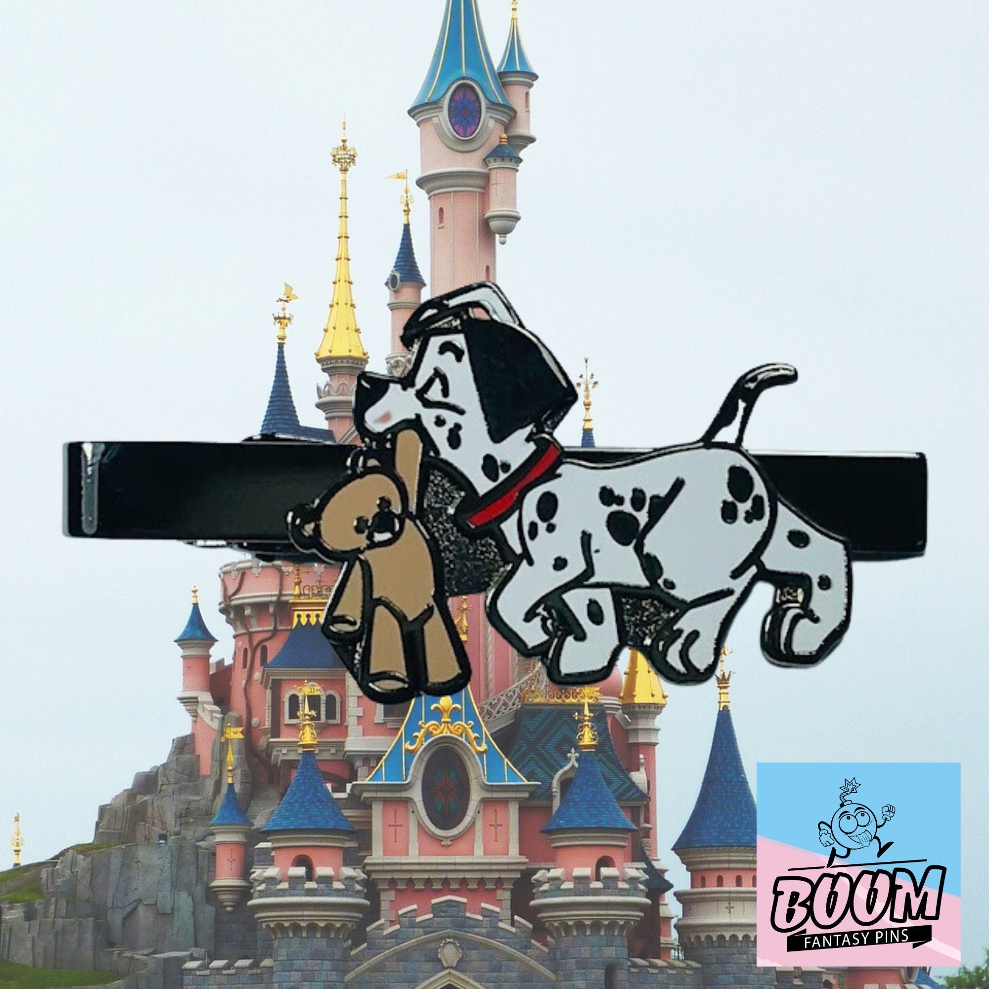 Pinza de corbata – Parche y osito de 101 Dálmatas – Disney Fantasy