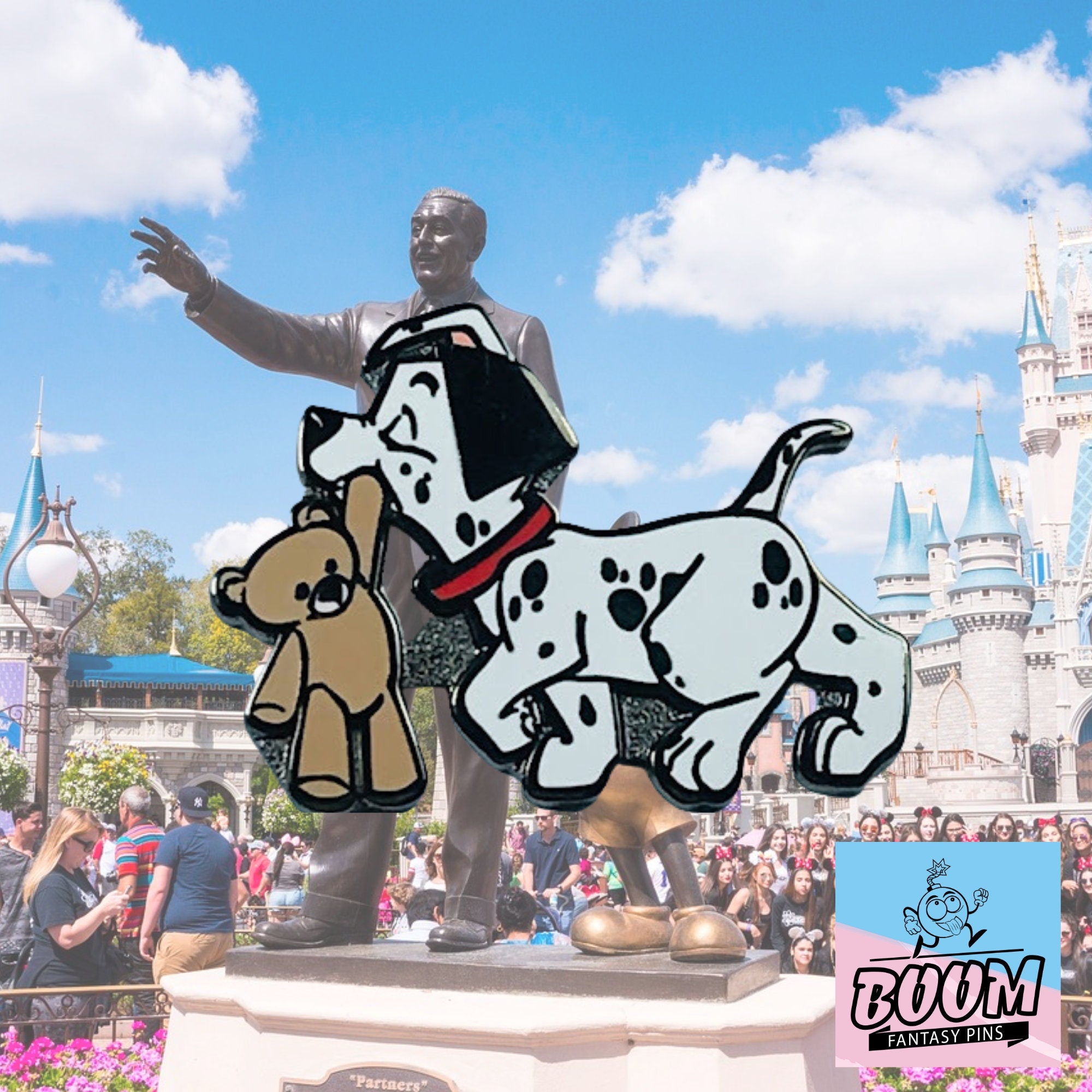 Pin – Patch y Teddy de 101 Dálmatas – Disney Fantasy