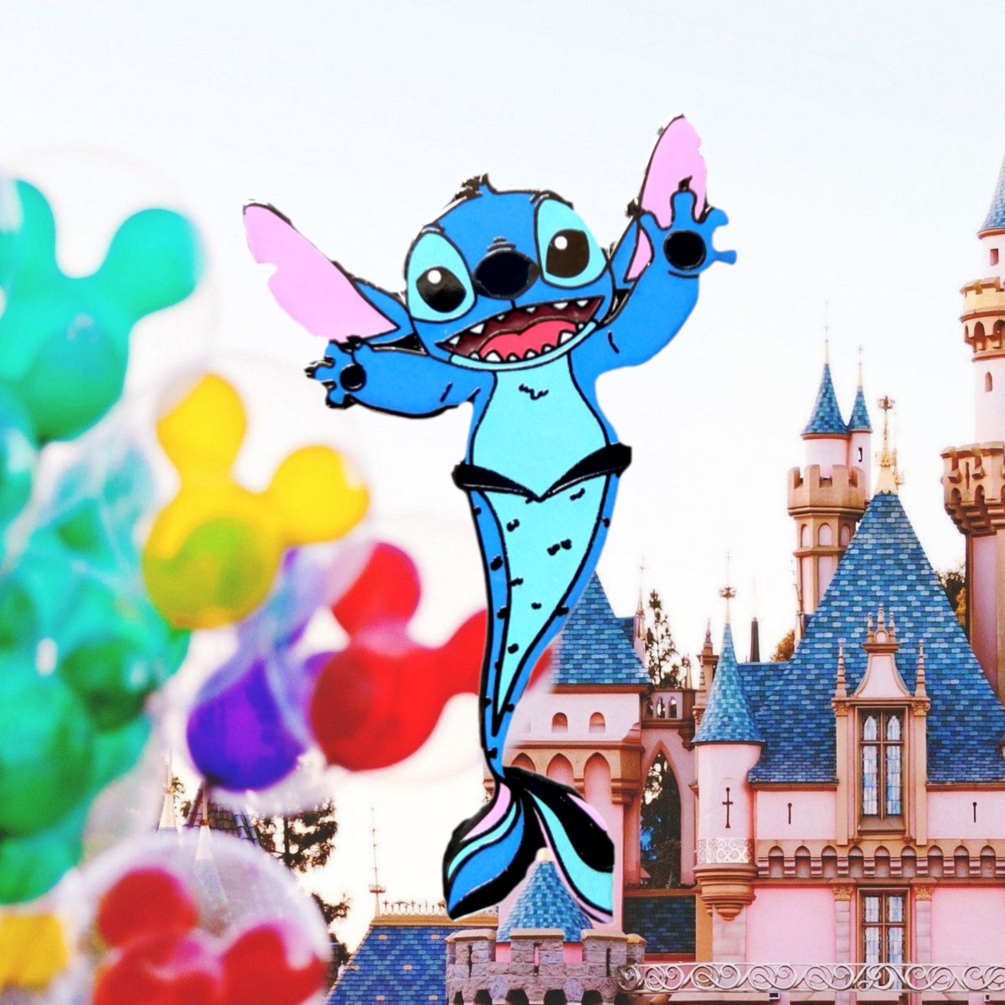 Pin – Stitch como Sirena de Lilo &amp; Stitch – Disney Fantasy