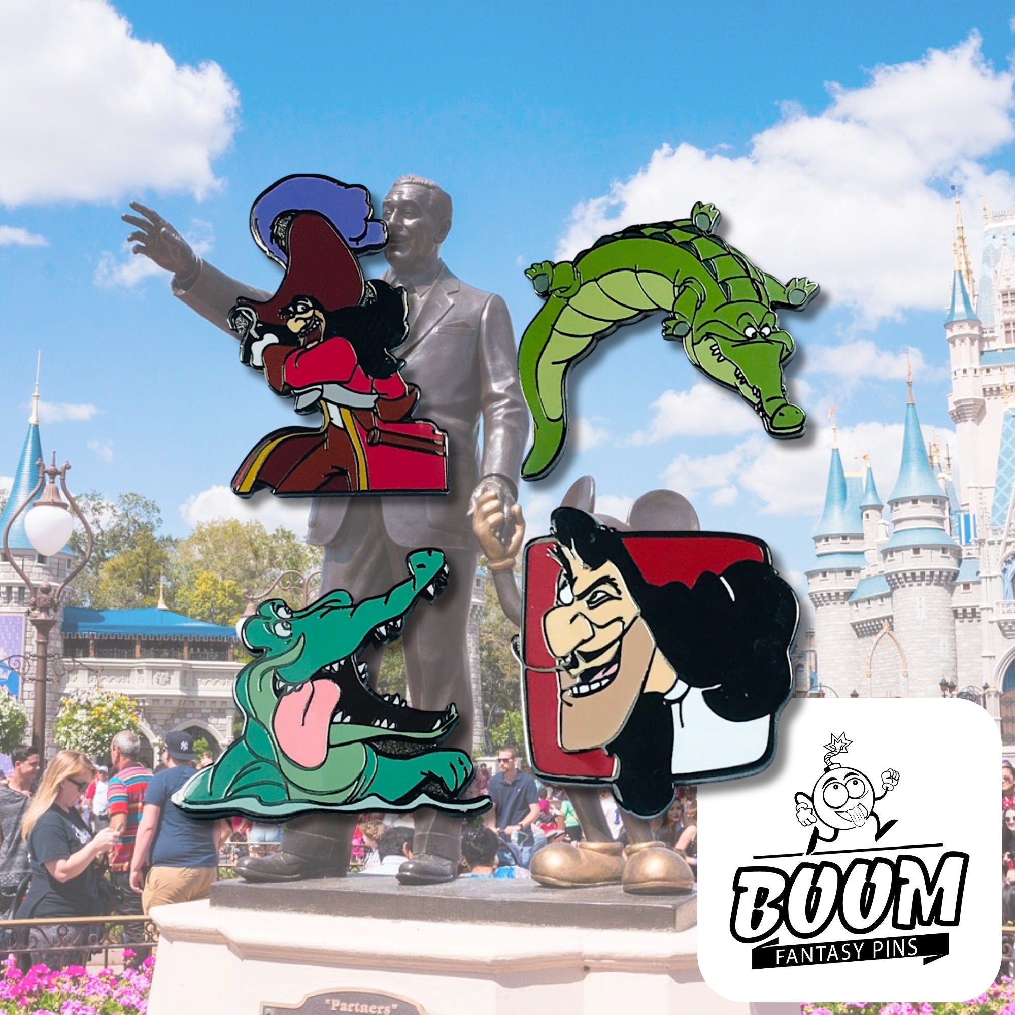 Pin's – Capitaine Crochet de Peter Pan – Disney Fantasy