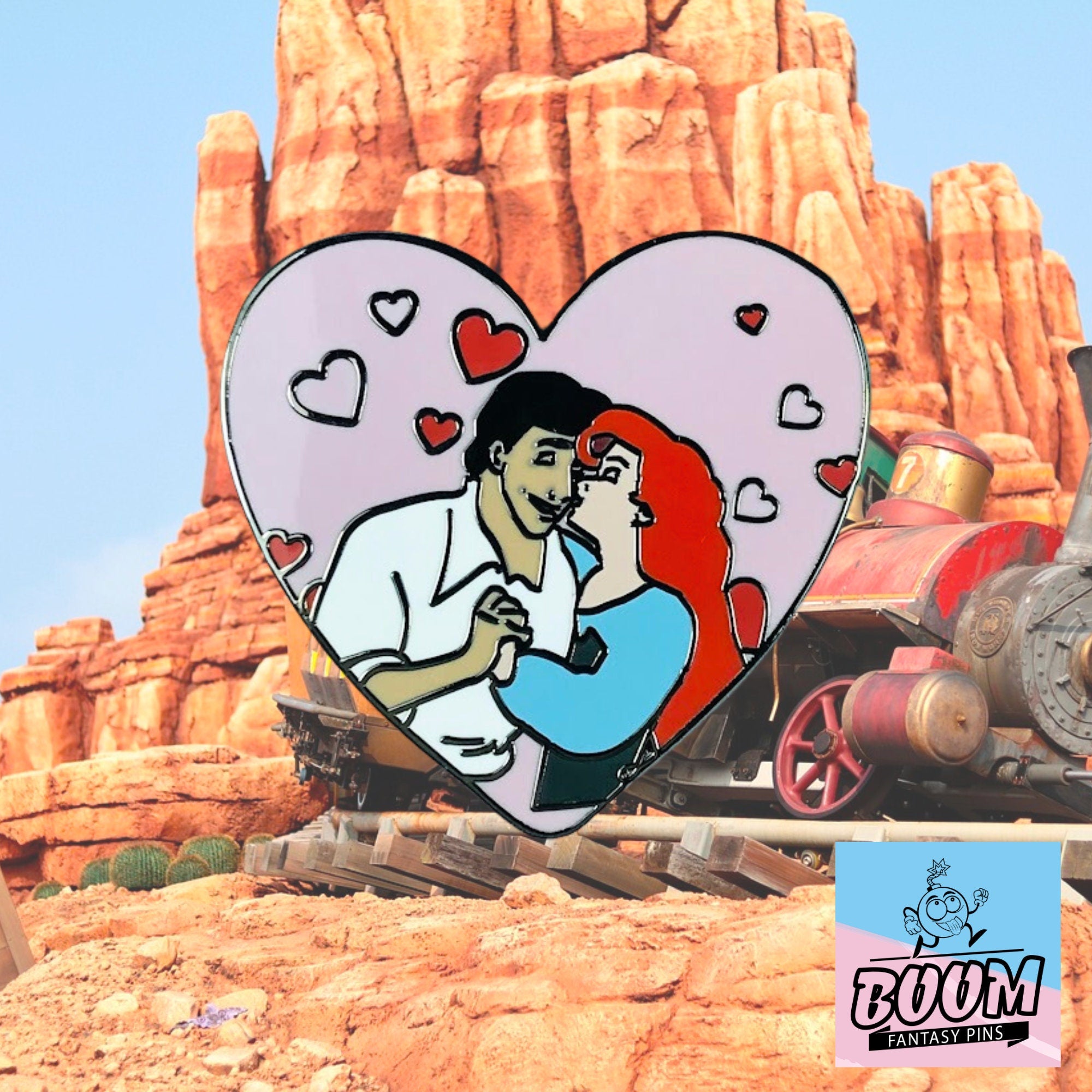 Pin's – Ariel et le prince Éric de La Petite Sirène – Disney Fantasy