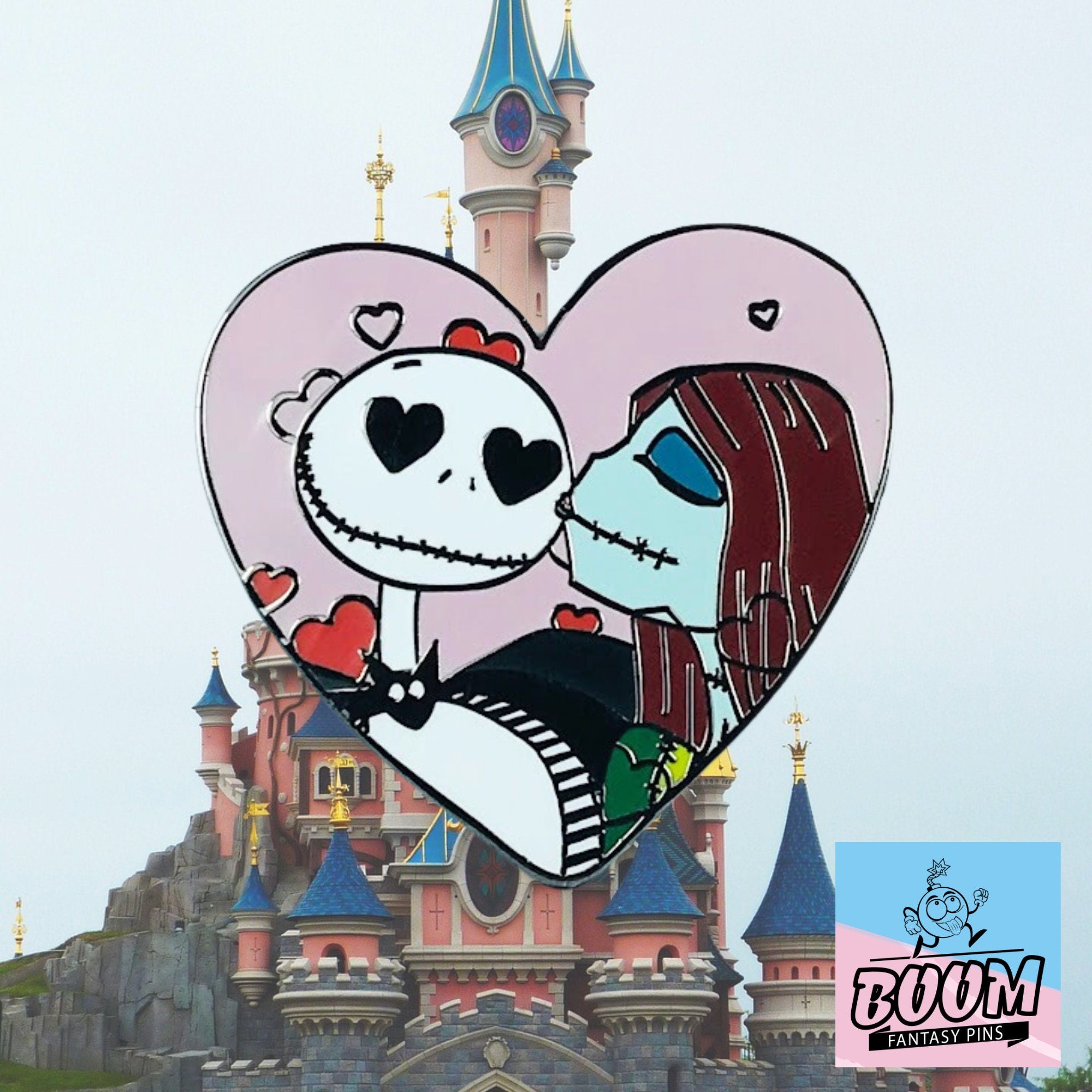 Pin's – Jack Skellington et Sally de L'Étrange Noël de Monsieur Jack – Disney Fantasy