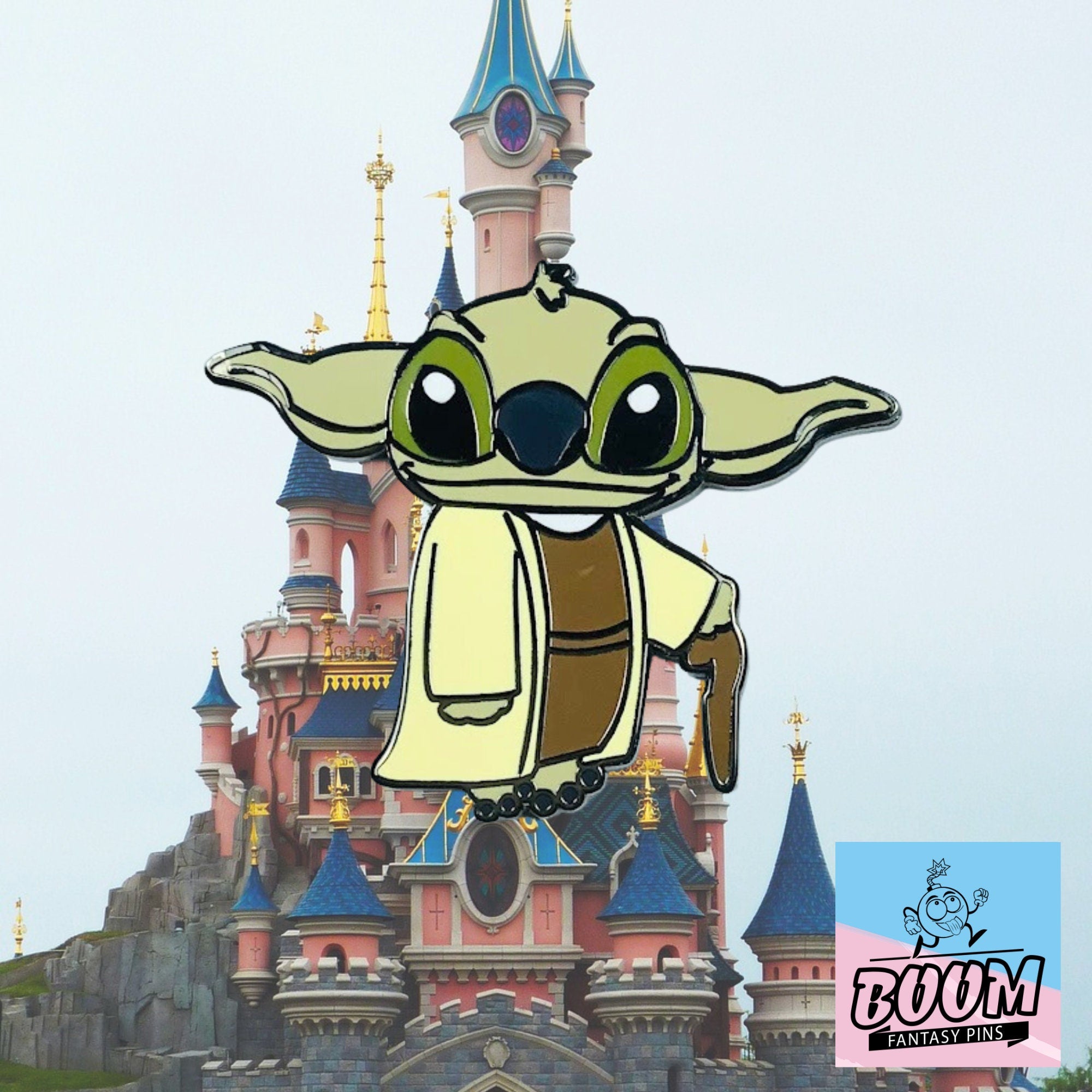 Pin - Stitch como Yoda de Lilo y Stitch - Disney Fantasy