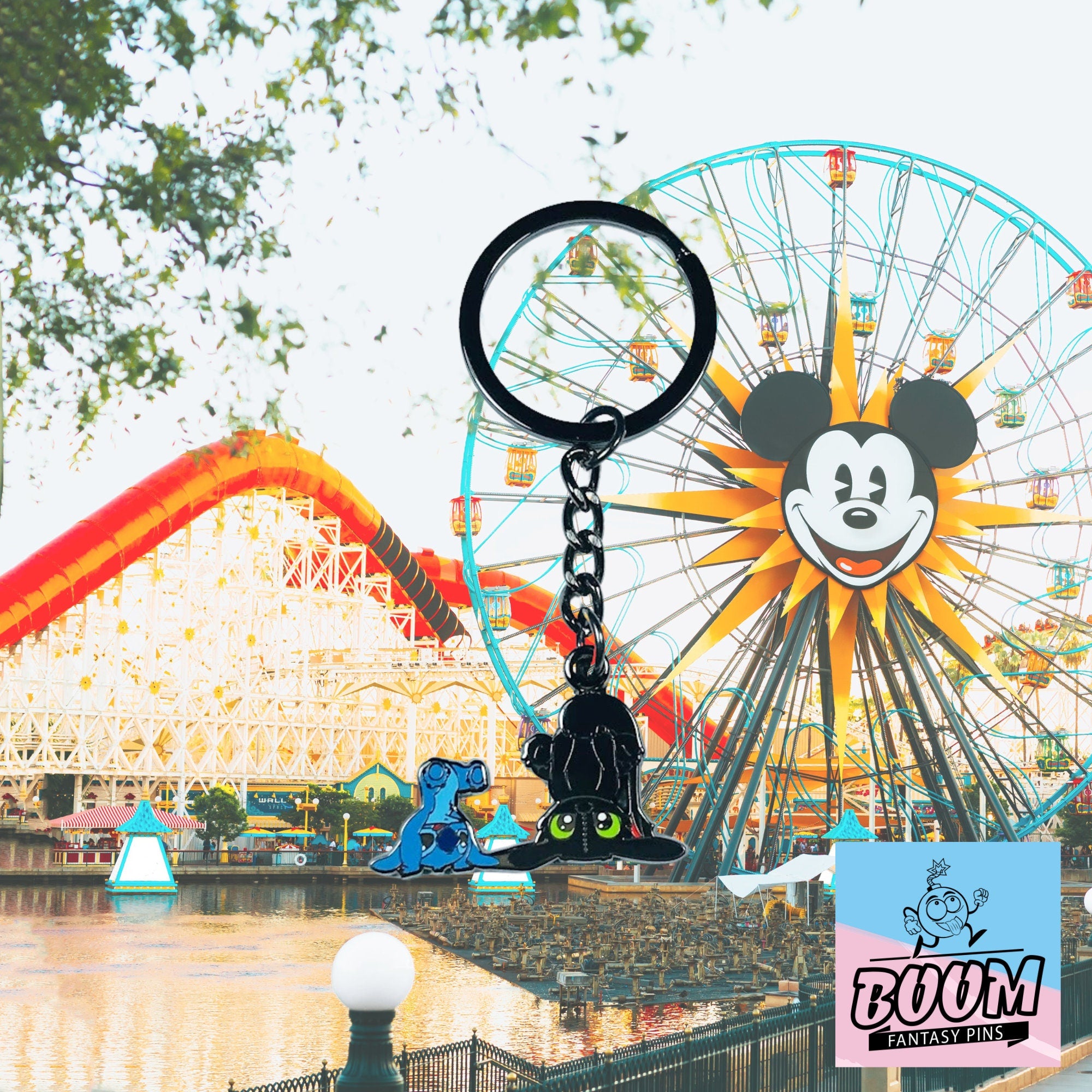 Llavero – Experimento 626 Stitch y Desdentao de Lilo y Stitch – Disney Fantasy