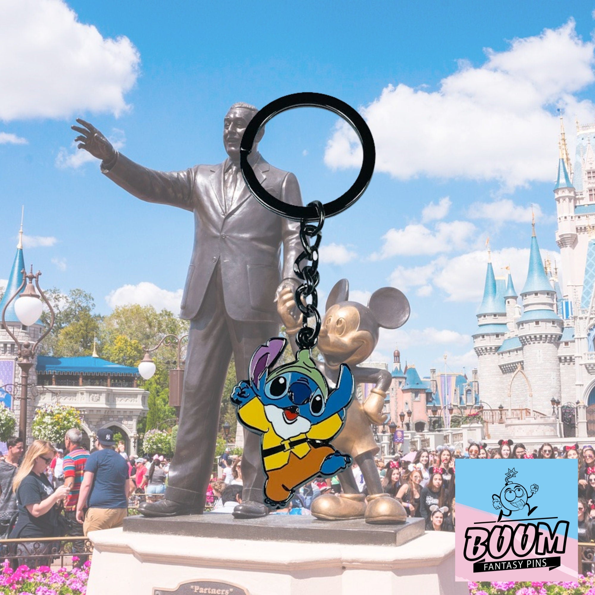 Llavero – Stitch Tímido de Lilo &amp; Stitch – Disney Fantasy