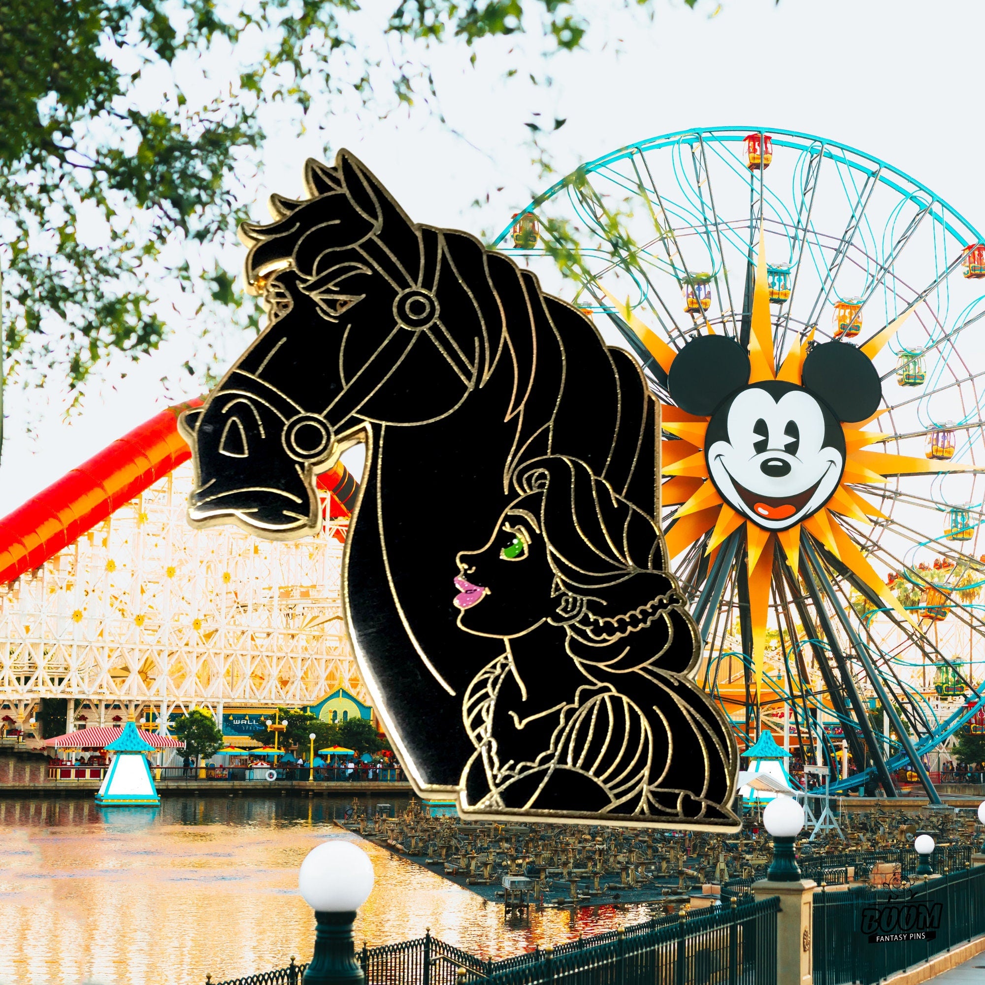 Pin's – Raiponce et Maximus du film Raiponce – Disney Fantasy