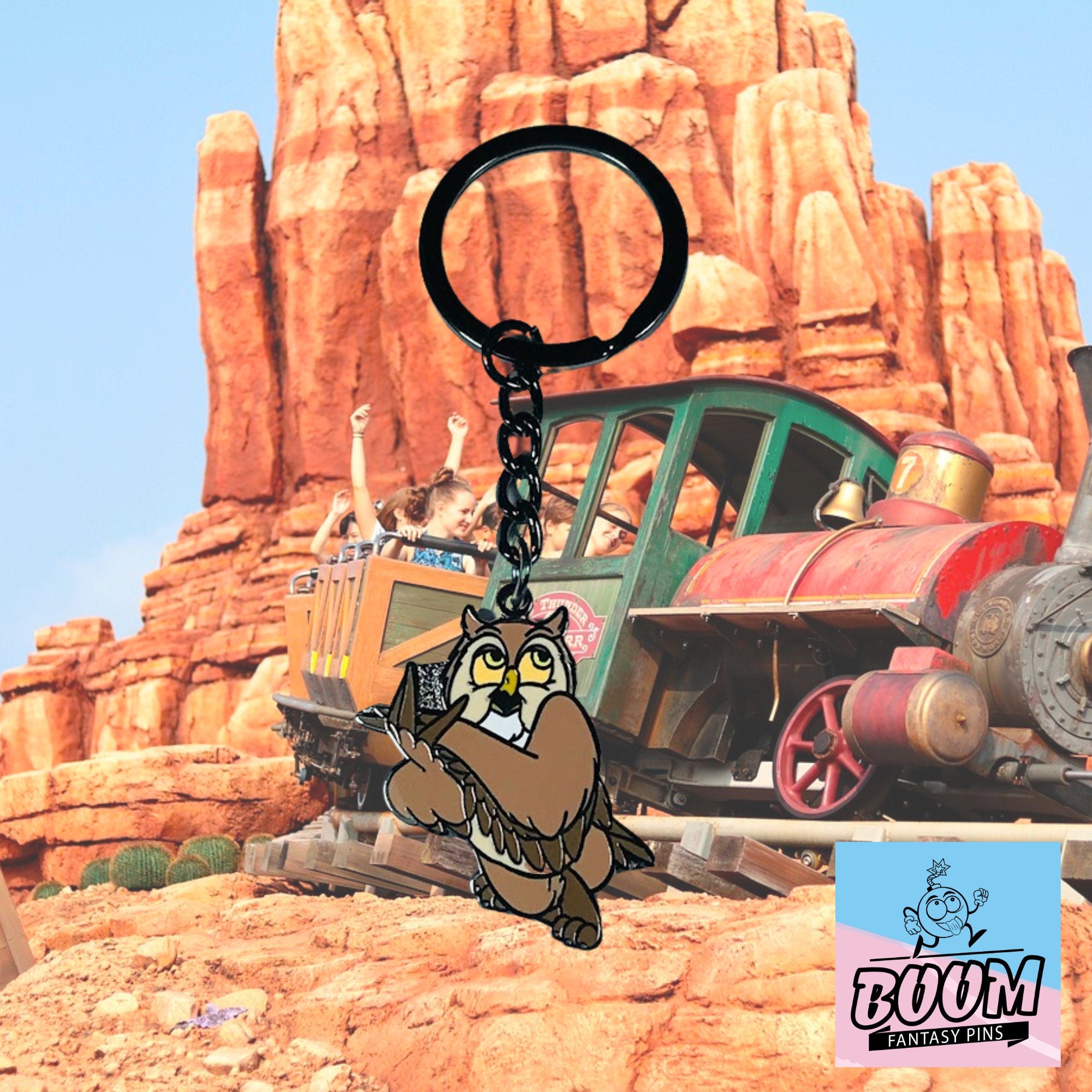 Porte-clés – Hibou ami de Bambi – Disney Fantasy