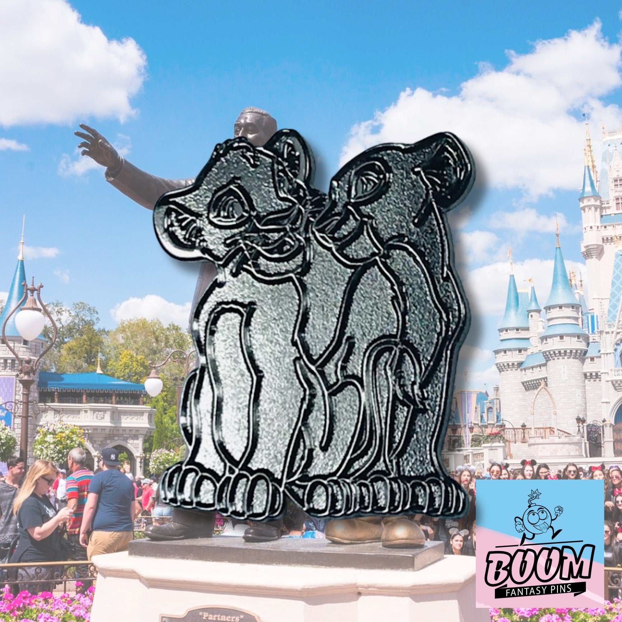 Pin – Simba y Nala de El Rey León – Disney Fantasy