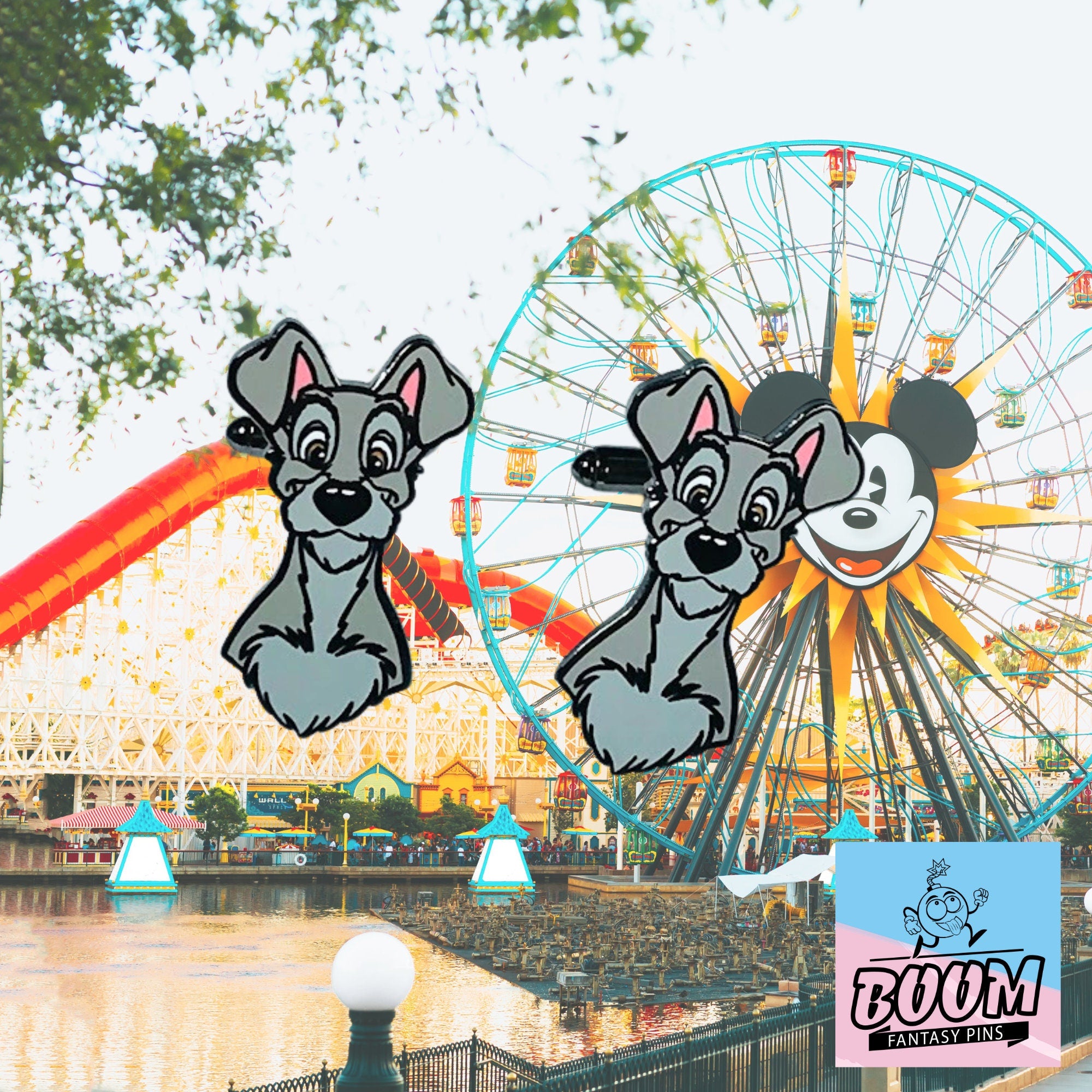 Boutons de manchette – Clochard de La Belle et le Clochard – Disney Fantasy