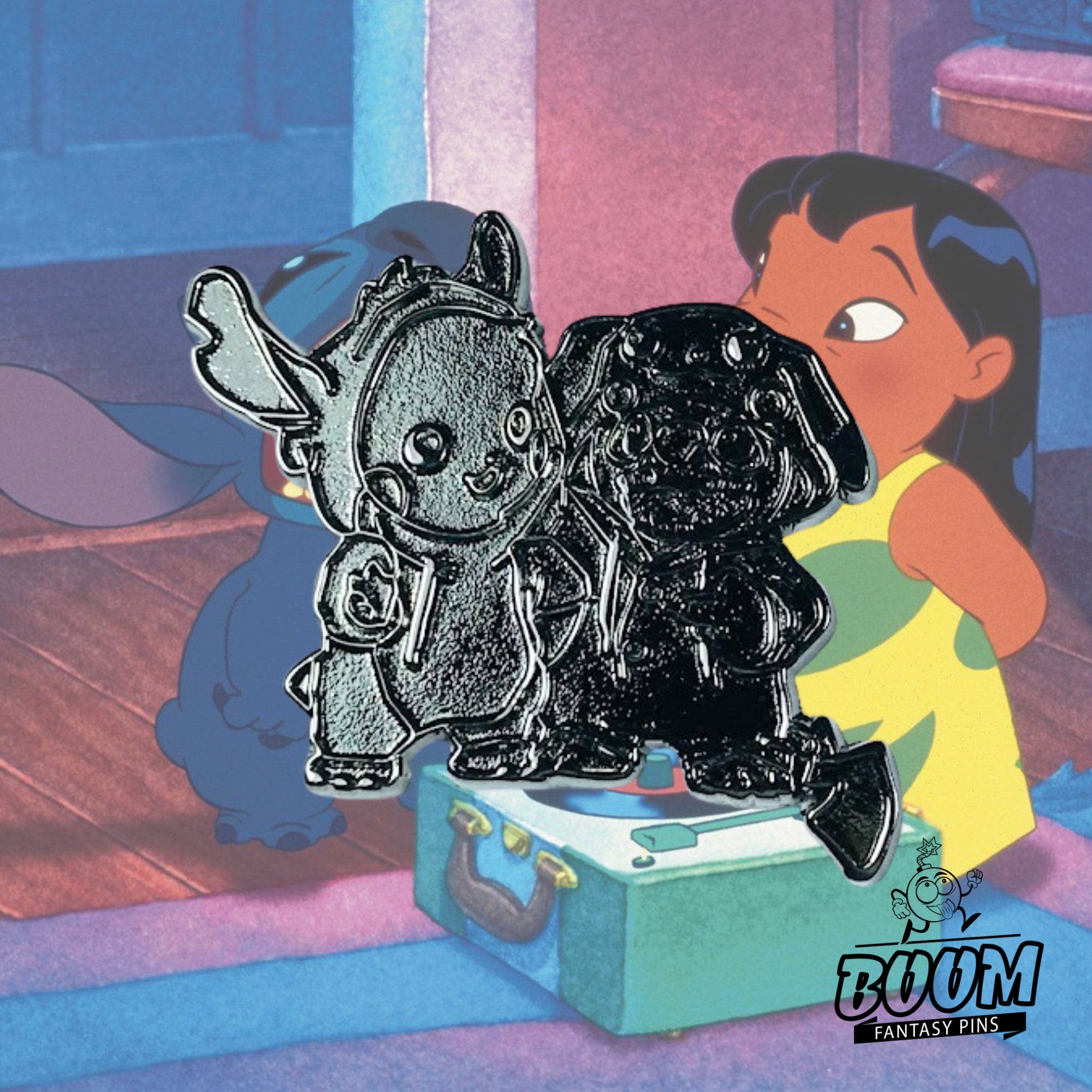 Test d'épingle - Winnie l'Ourson avec Stitch de Lilo &amp; Stitch - Disney Fantasy