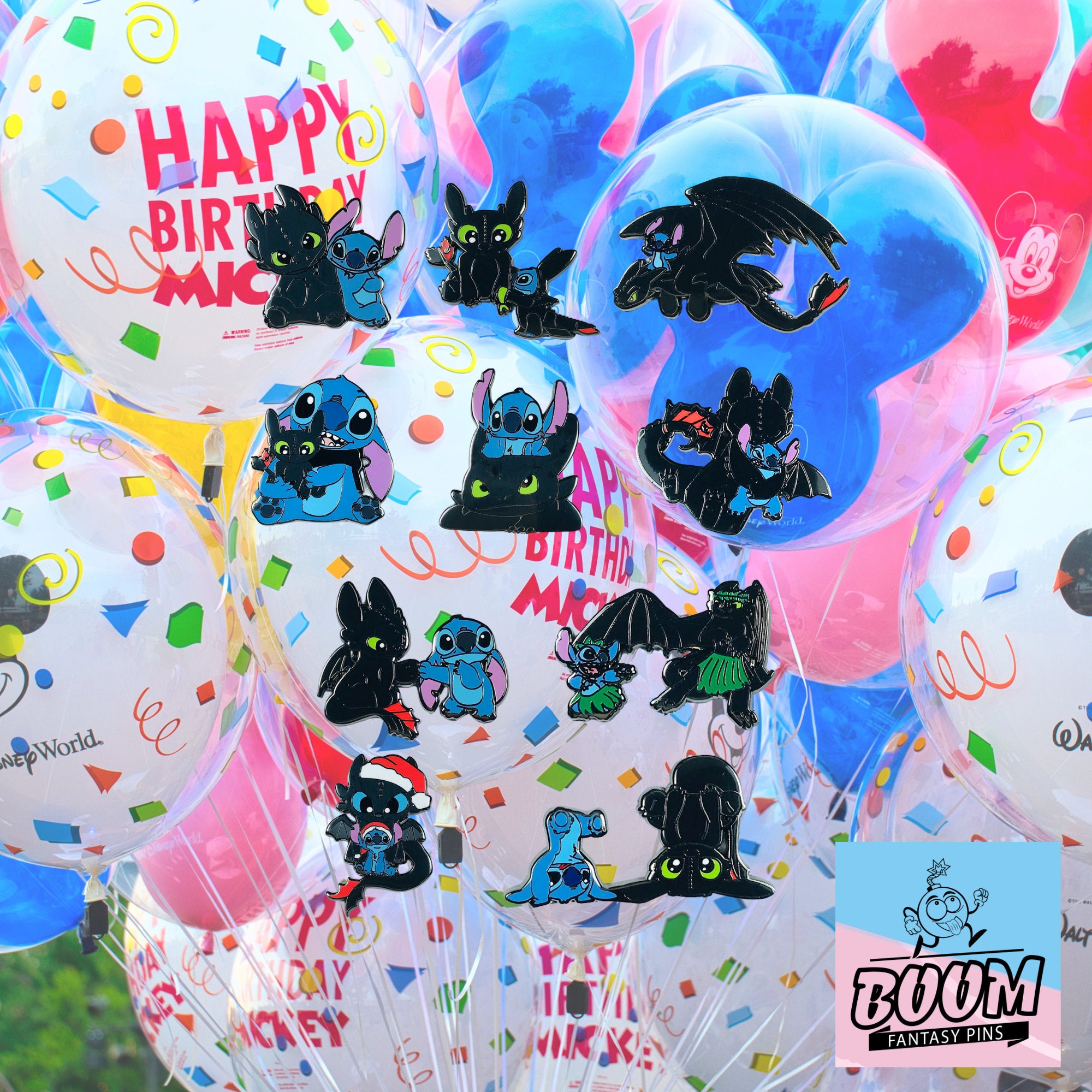 Pin – Experimento 626 Stitch de Lilo &amp; Stitch y Desdentao de Cómo entrenar a tu dragón – Disney Fantasy