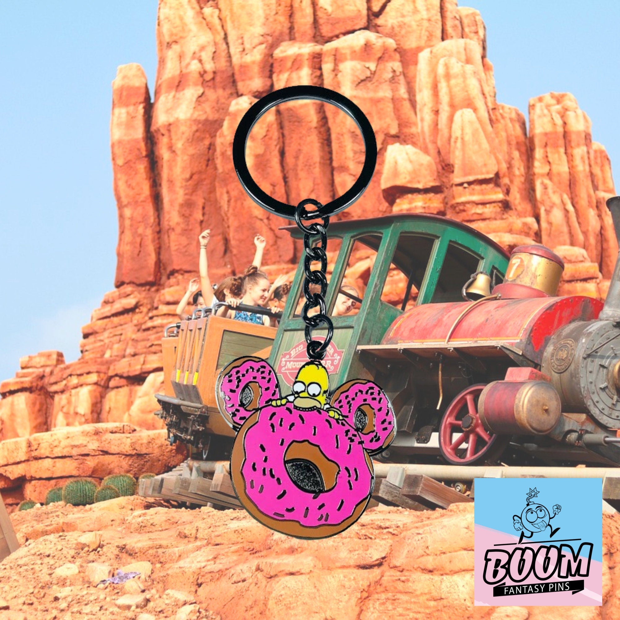 Llavero – Homer Simpson de Los Simpson – Disney Fantasy