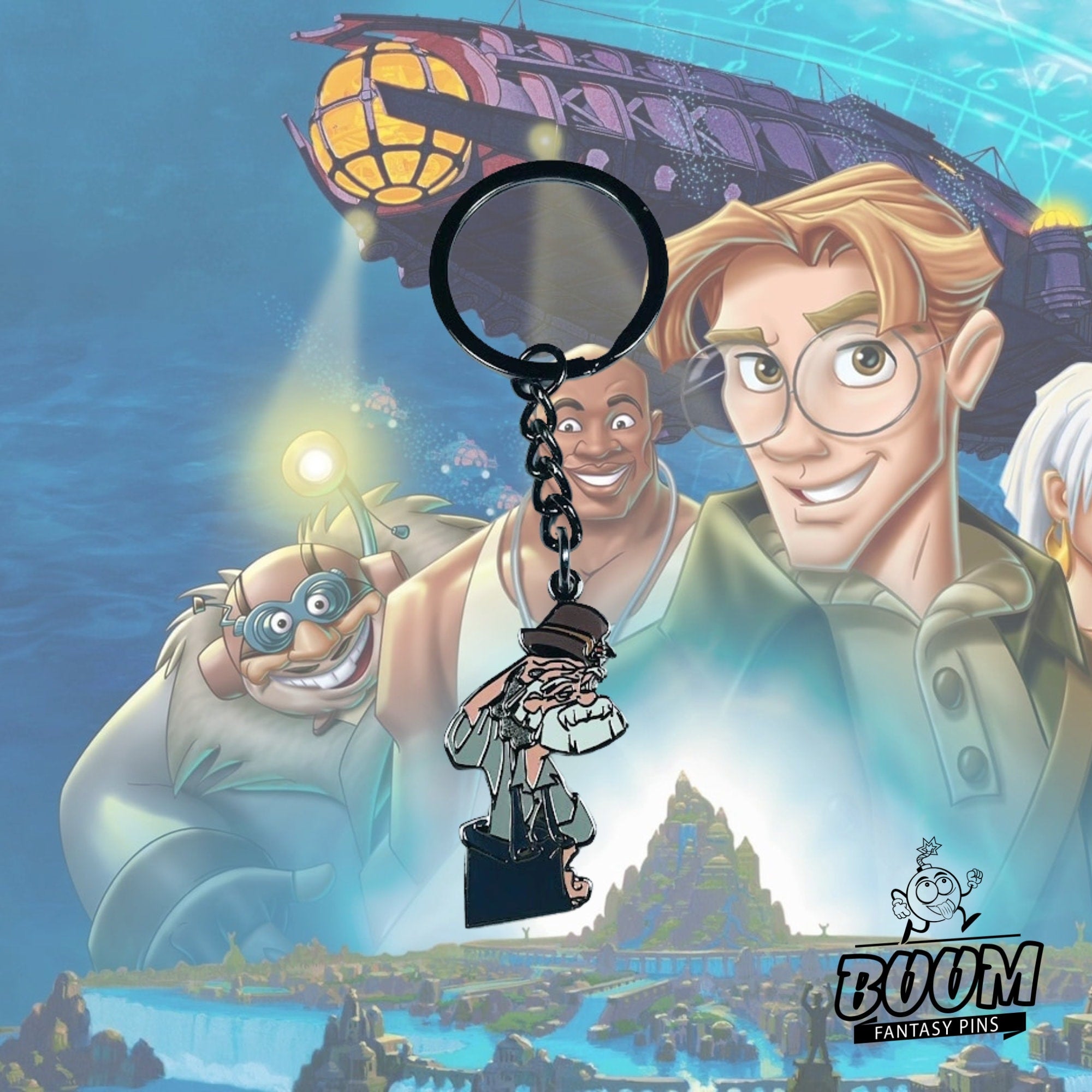 Llavero – Cookie Farnsworth de Atlantis: El Imperio Perdido – Disney Fantasy