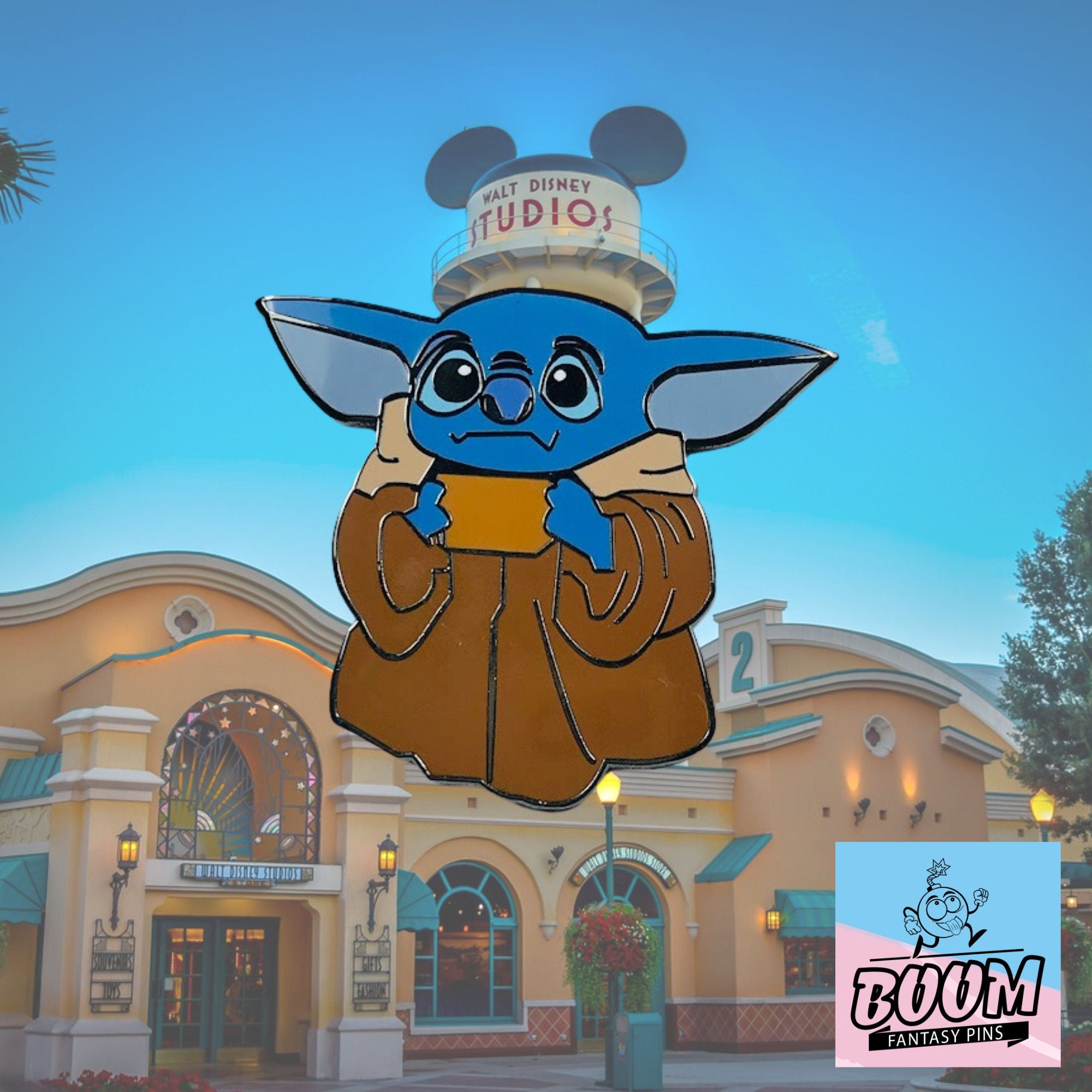 Pin – Stitch como Baby Yoda de Lilo &amp; Stitch – Disney Fantasy