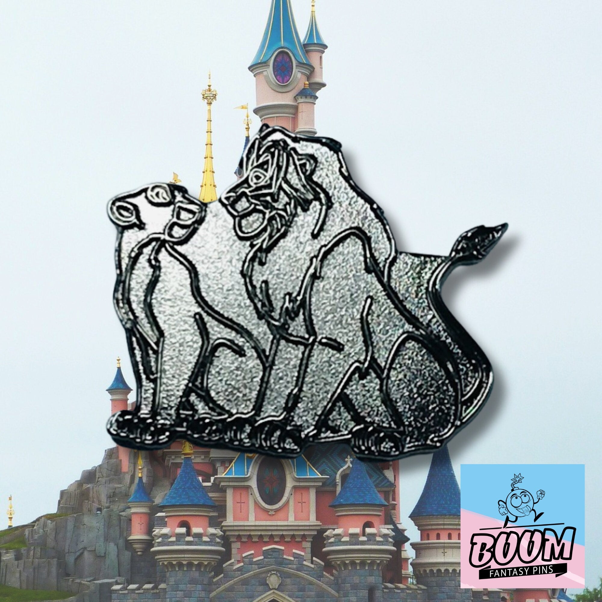 Pin – Simba y Nala de El Rey León – Disney Fantasy
