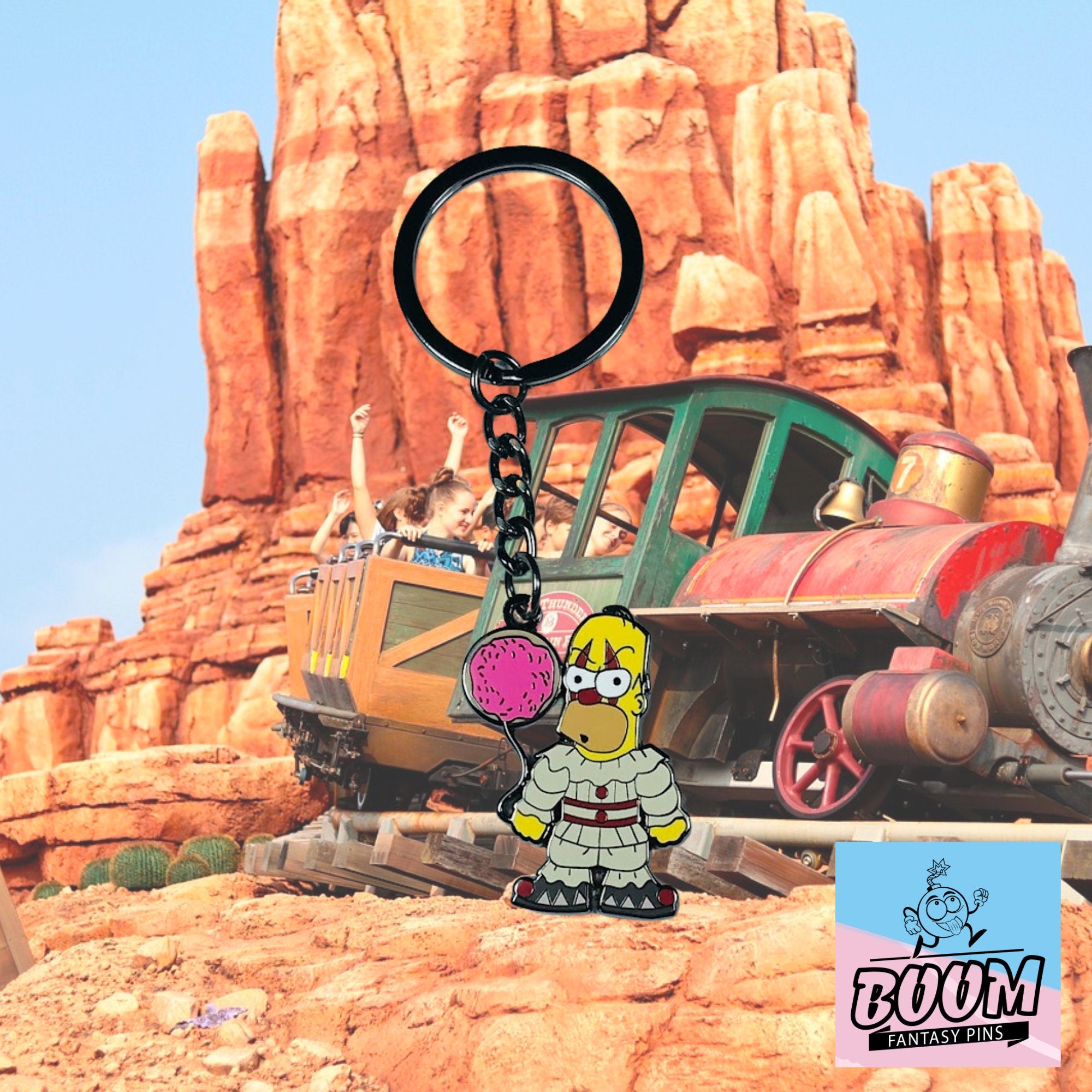 Porte-clés – Homer Simpson des Simpson – Disney Fantasy