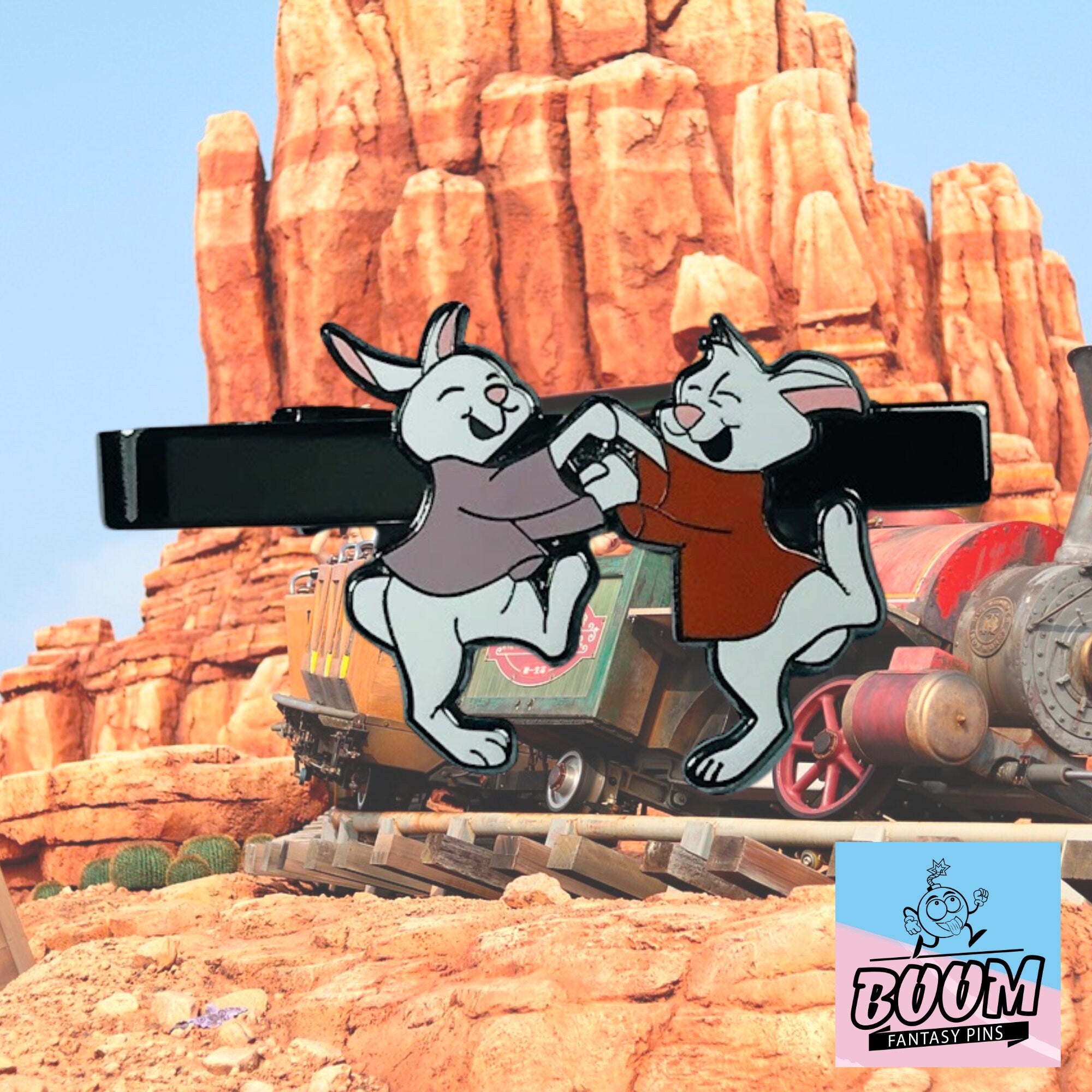Pinza de corbata – Skippy y Sis Bunny de Robin Hood – Disney Fantasy