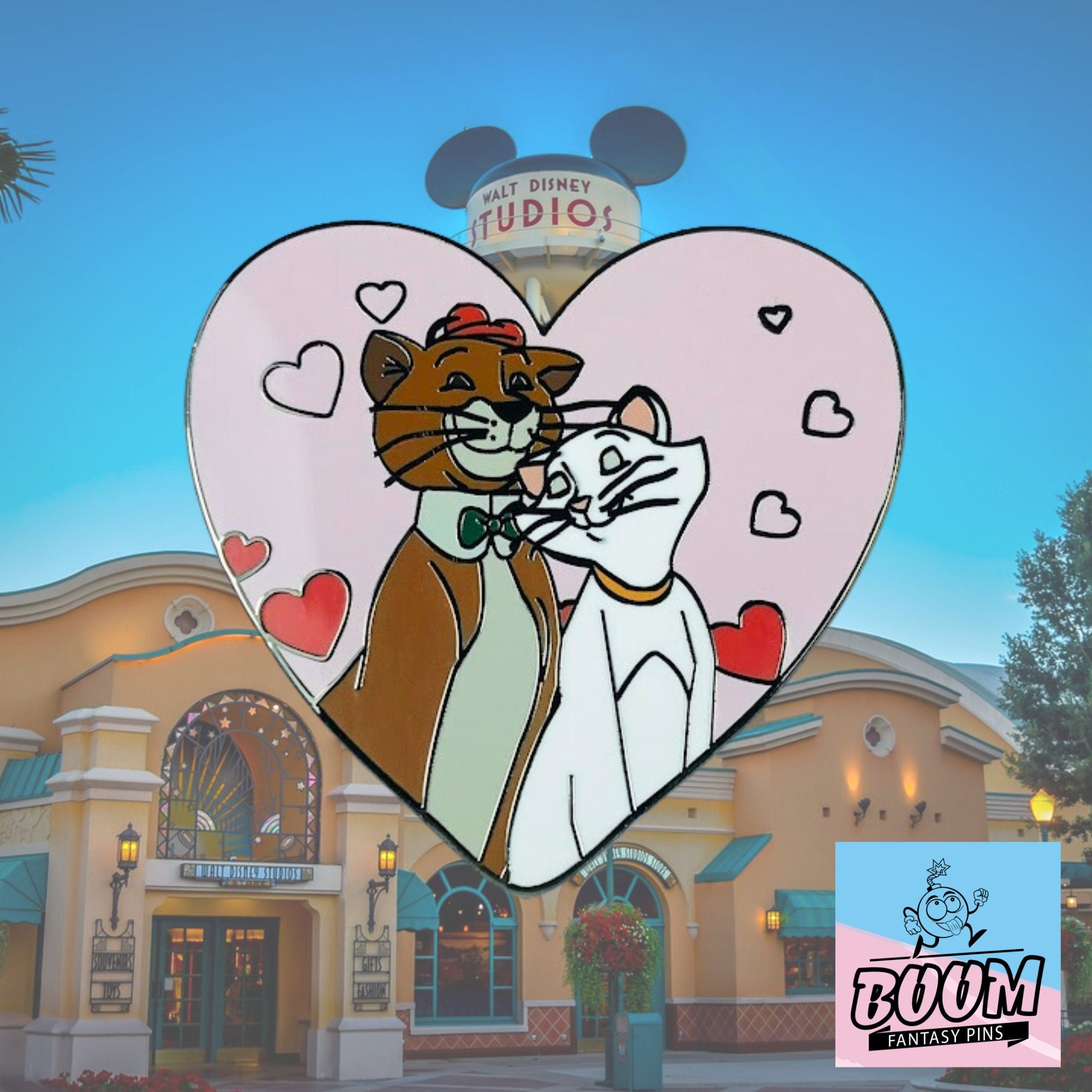 Pin's – La Duchesse et Thomas O'Malley des Aristochats – Disney Fantasy