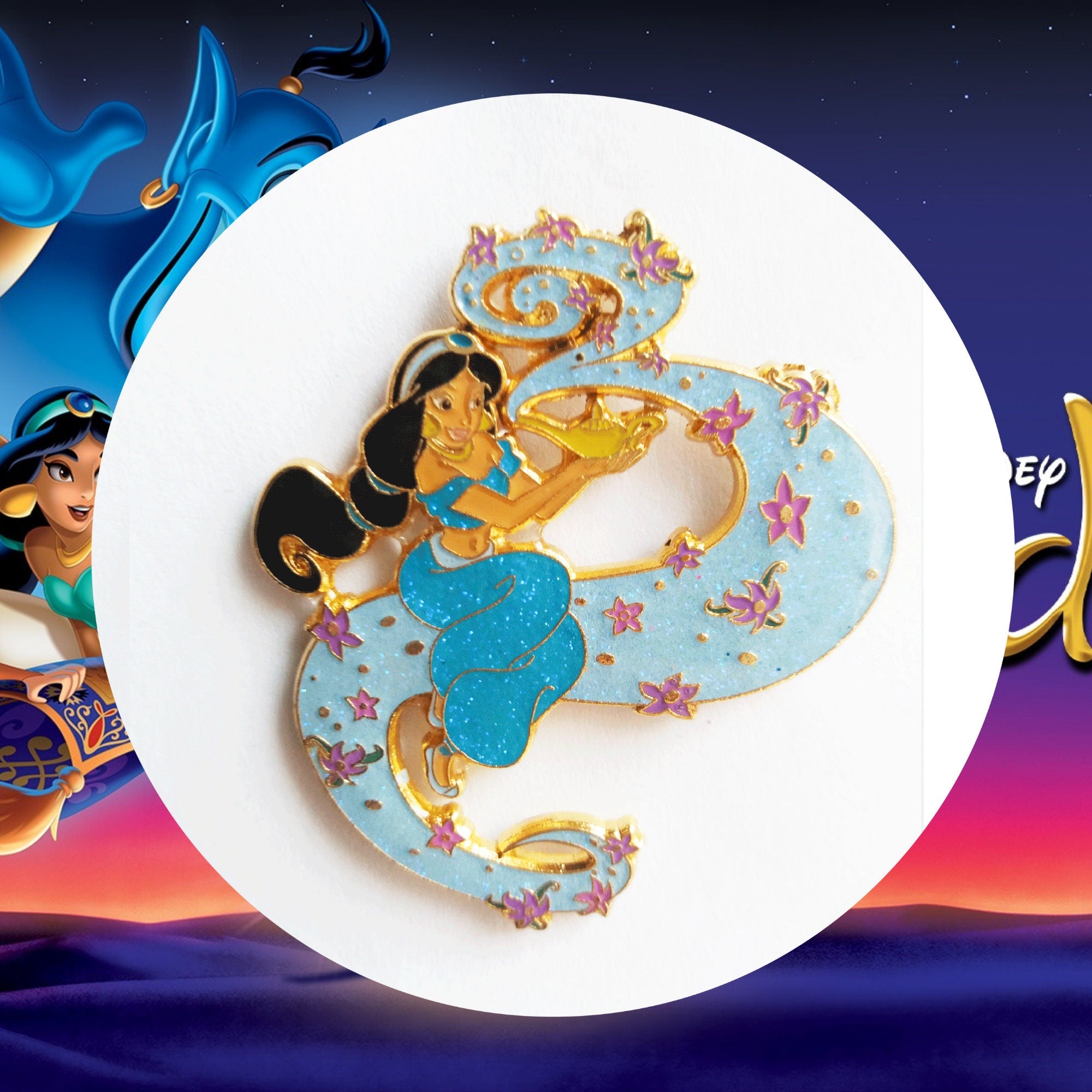 Pin – Princesa Jasmine de Aladdin – Disney Fantasy