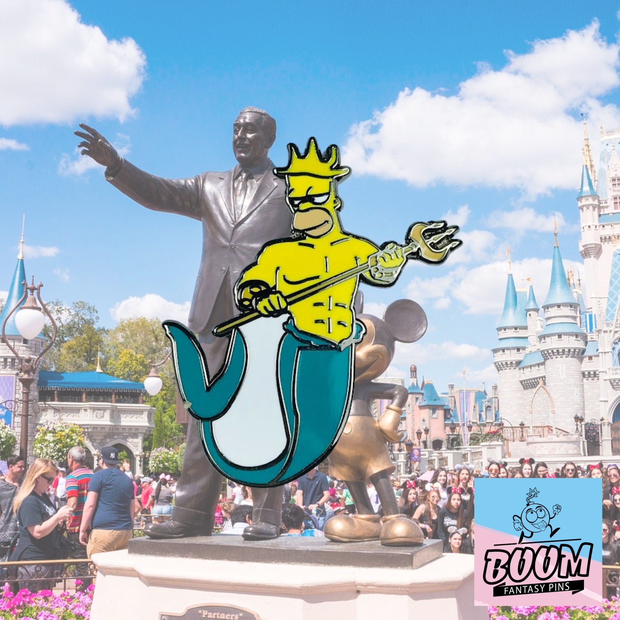 Pin's – Homer Simpson des Simpson – Disney Fantasy