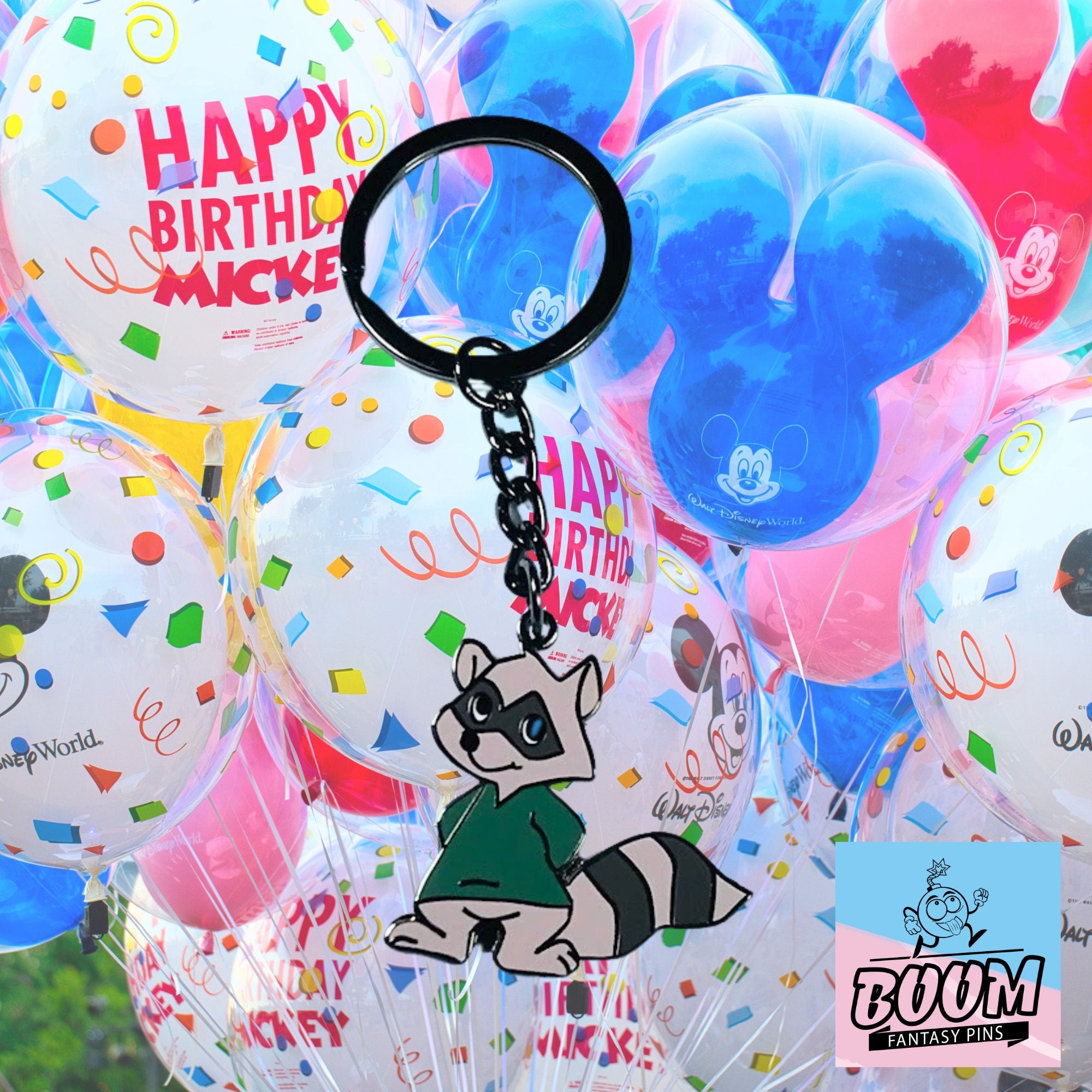 Llavero – Trigger el Mapache de Robin Hood – Disney Fantasy