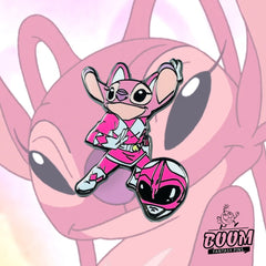 Pin – Angel as Pink Ranger from Lilo and Stitch – Disney Fantasy