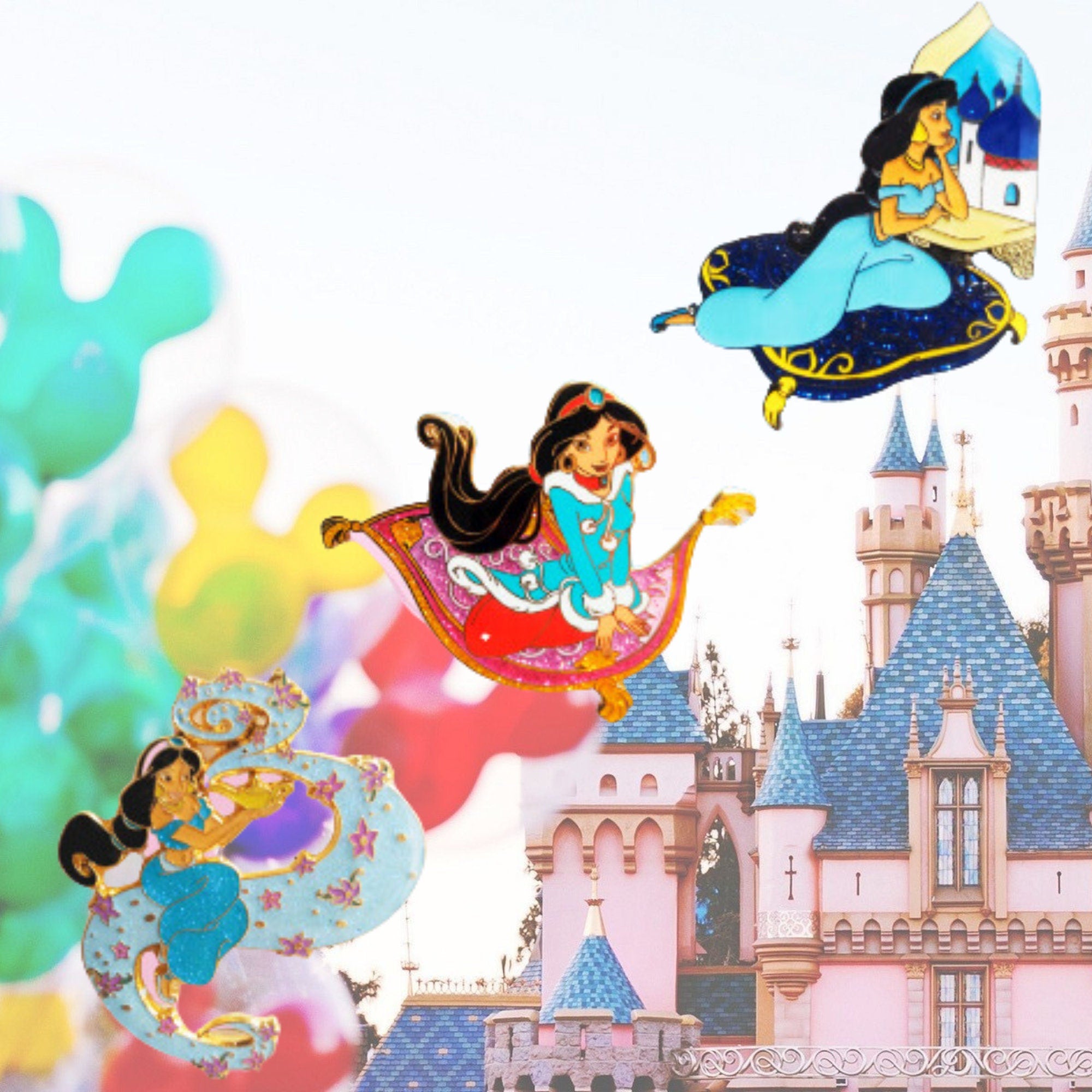 Pin's – Princesse Jasmine d'Aladdin – Disney Fantasy
