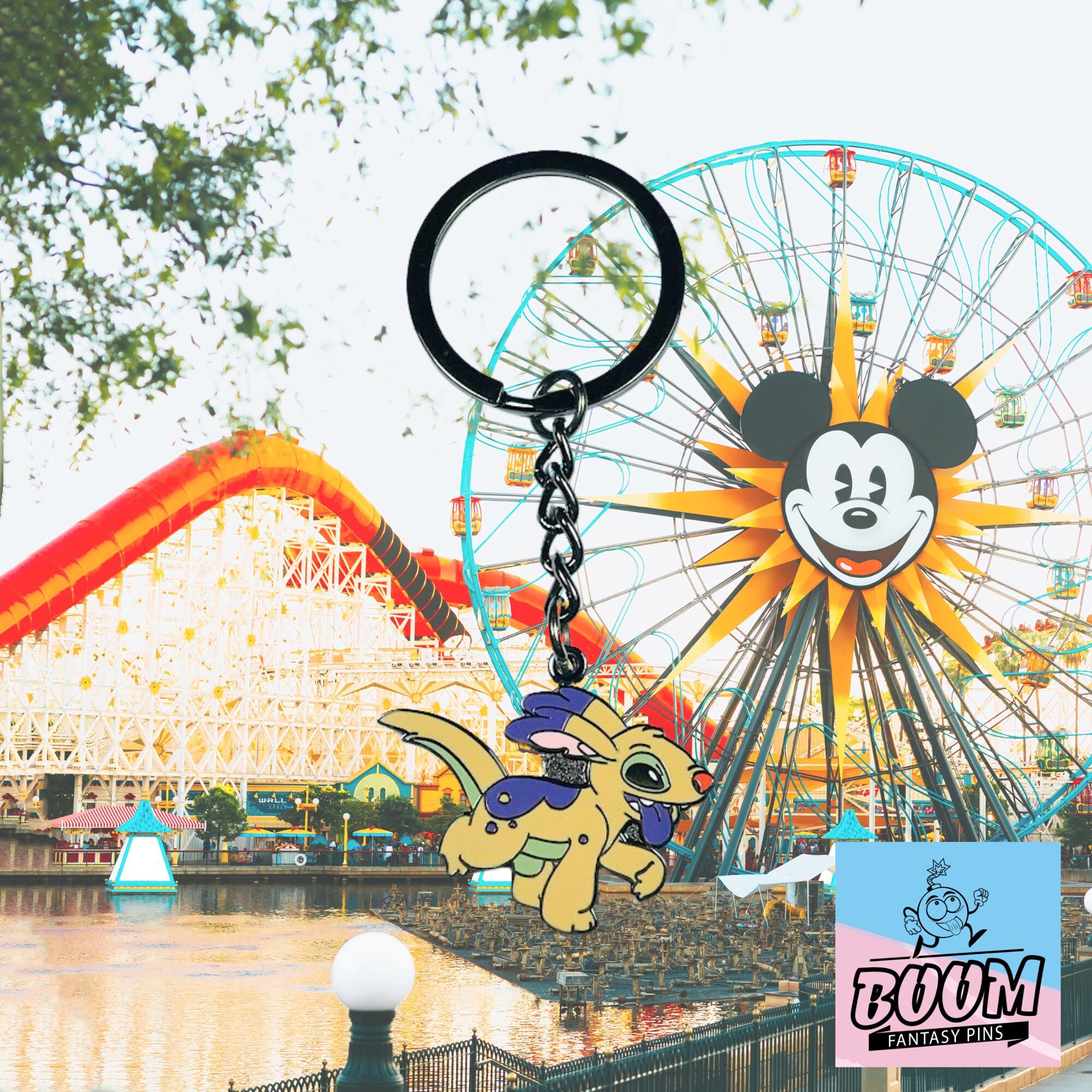 Porte-clés – Expérience 090 Fethchit de Lilo &amp; Stitch – Disney Fantasy