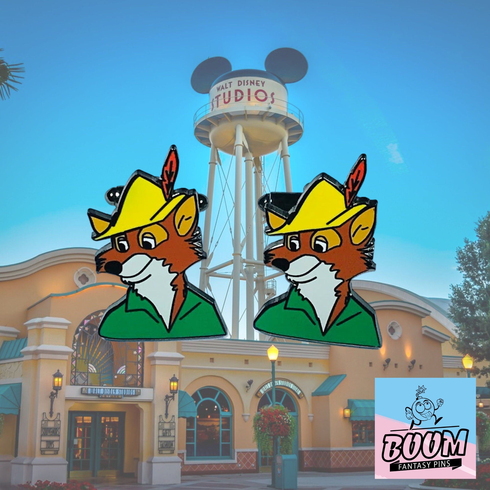 Cufflinks – Monsieur Hood from Robin Hood – Disney Fantasy