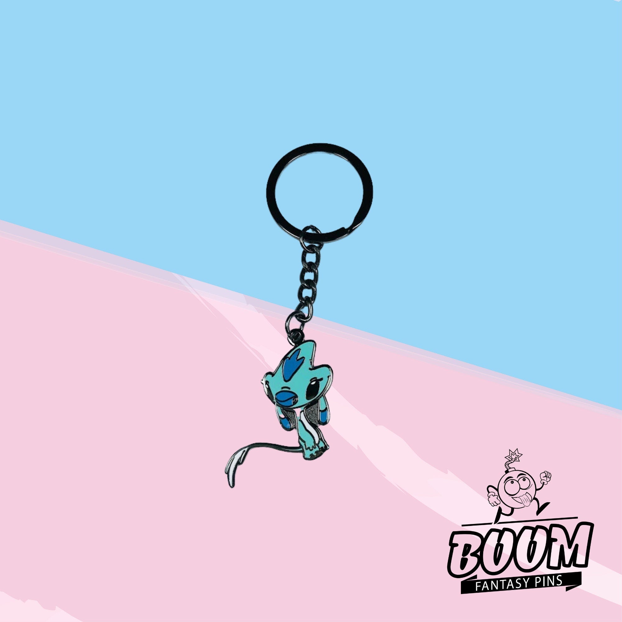 Llavero: Stitch, Bella y Experimento 248 de Lilo &amp; Stitch – Disney Fantasy