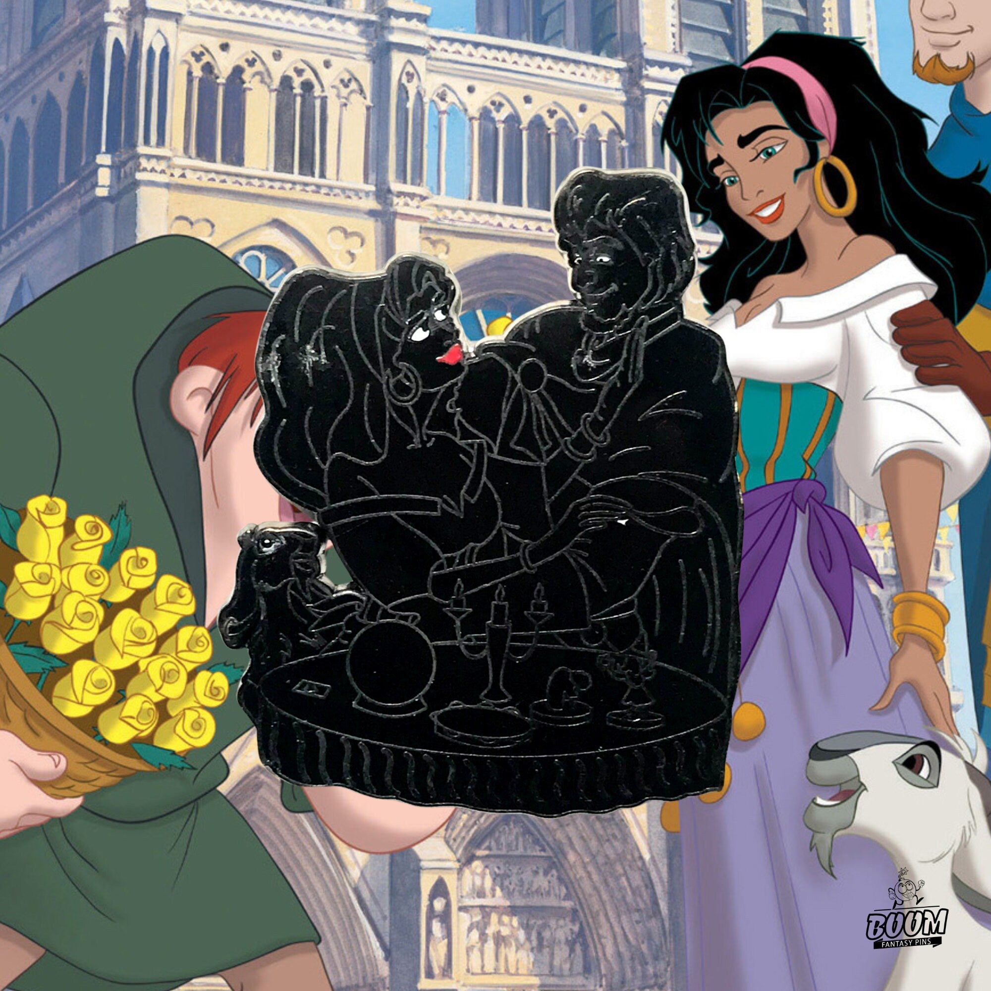 Pin's – Esmeralda et Phoebus du Bossu de Notre-Dame – Disney Fantasy