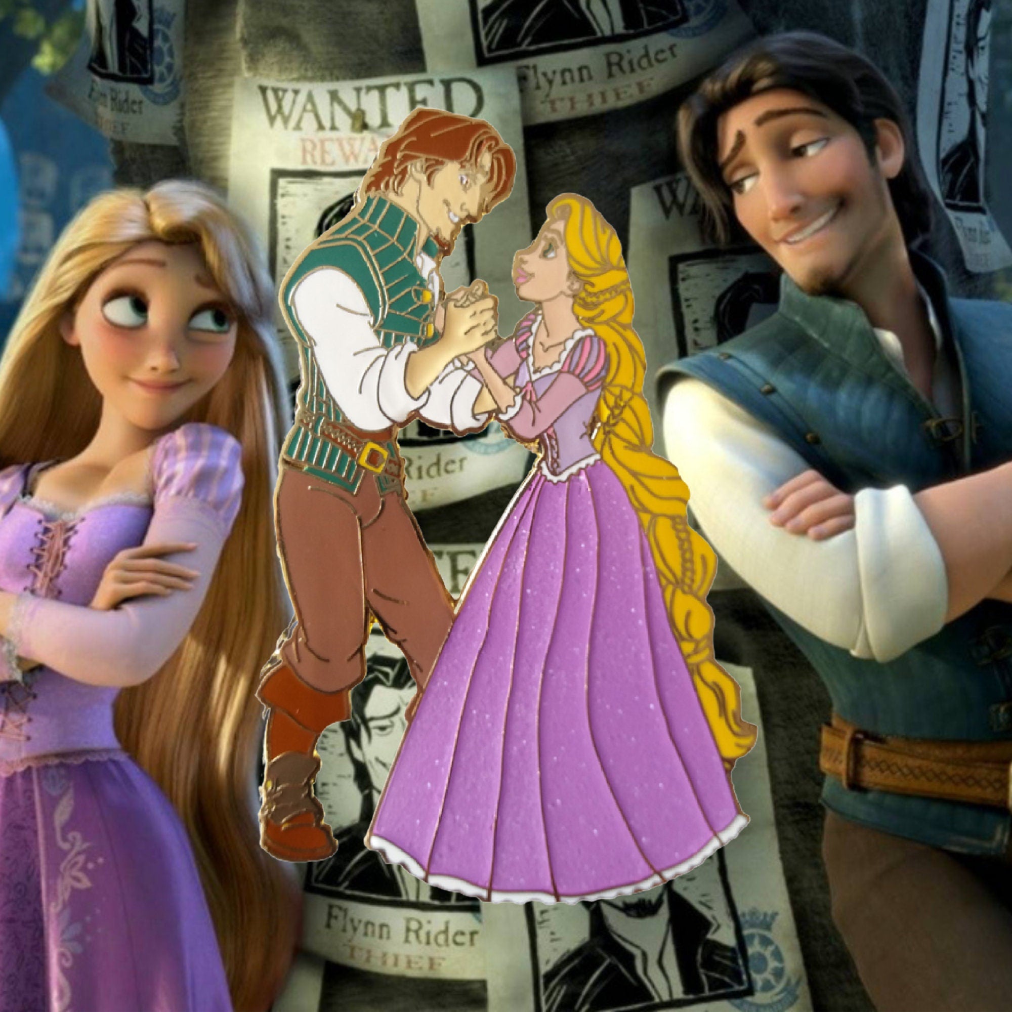 Pin – Rapunzel y Flynn Rider de Enredados – Disney Fantasy