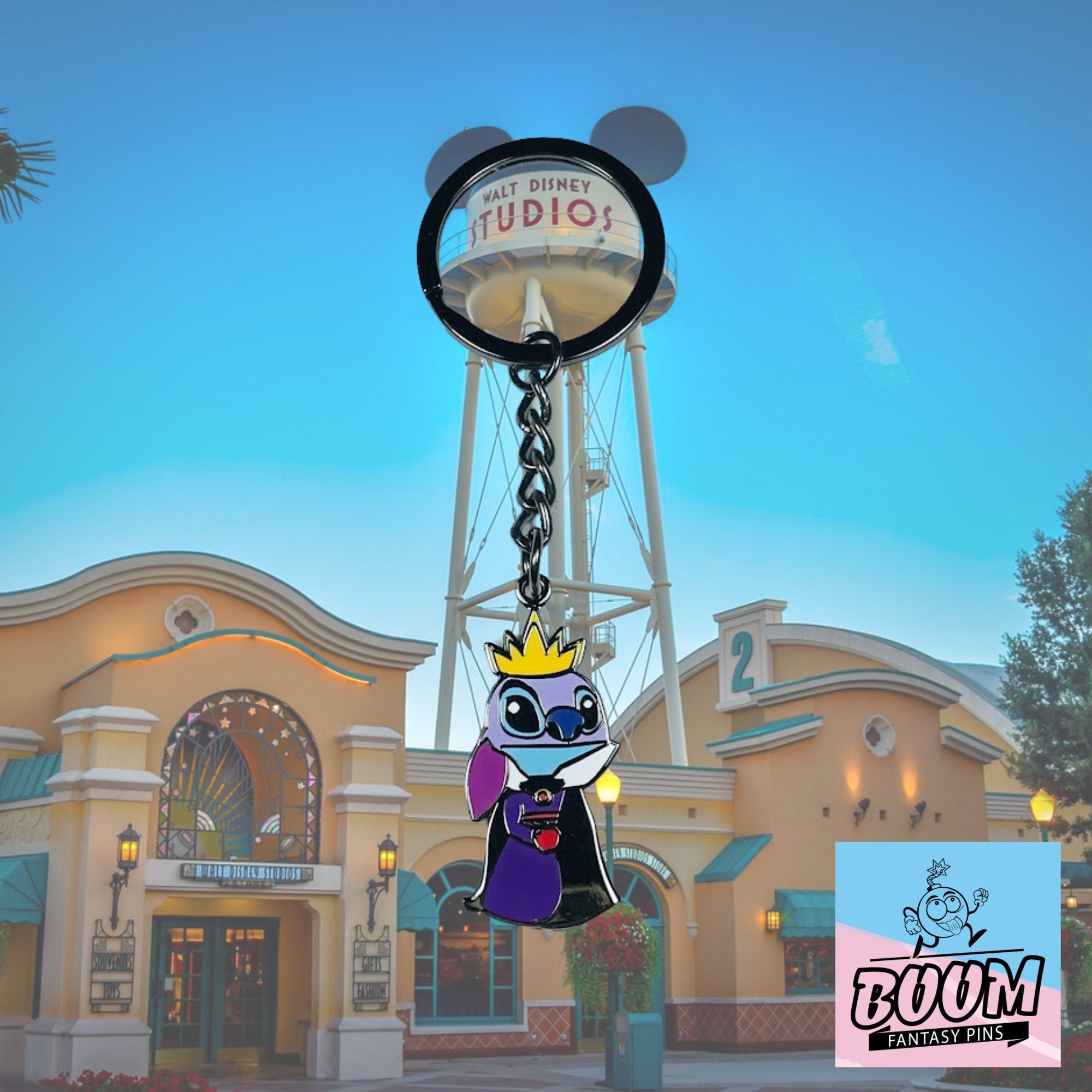 Llavero – Experimento 626 Stitch como la Reina Malvada de Lilo &amp; Stitch – Disney Fantasy