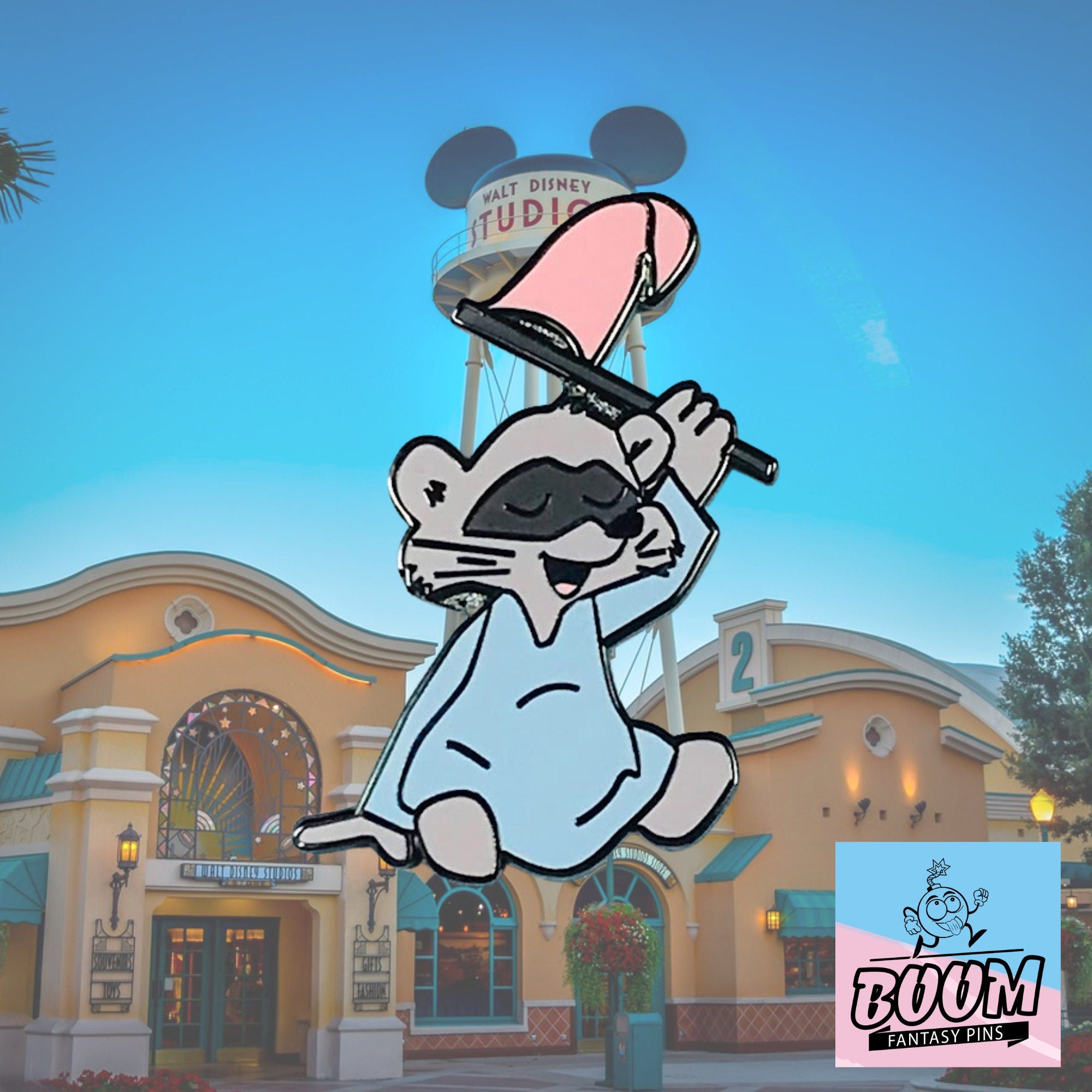 Pin – Mapache de Robin Hood Disney Fantasy