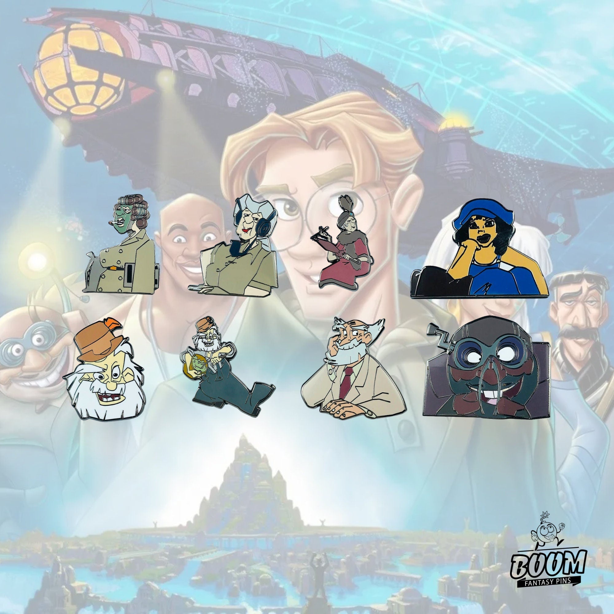 Pin's – Princesse Kida d'Atlantide : L'Empire perdu – Disney Fantasy