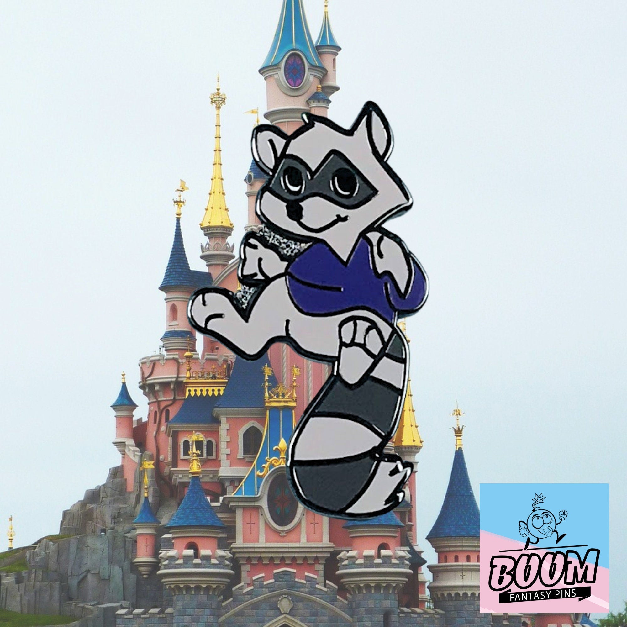 Pin – Mapache de Robin Hood Disney Fantasy