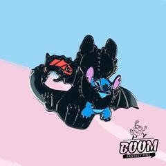 Pin – Experimento de Stitch 626 y Desdentao de Lilo y Stitch – Fantasía Disney