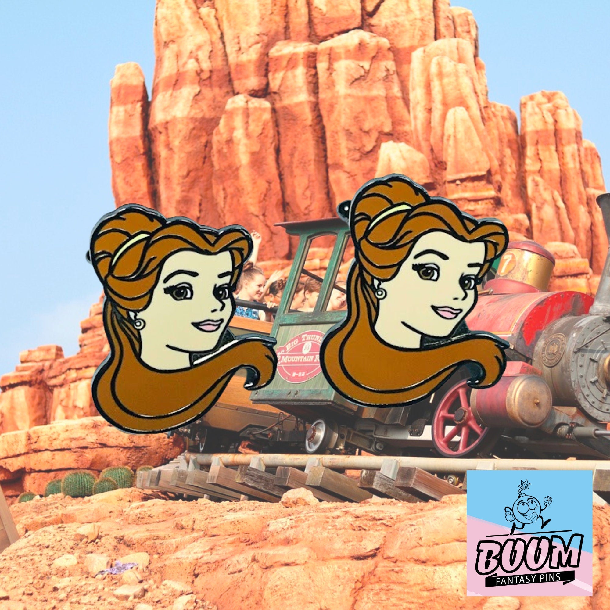 Boutons de manchette – Belle de La Belle et la Bête – Disney Fantasy