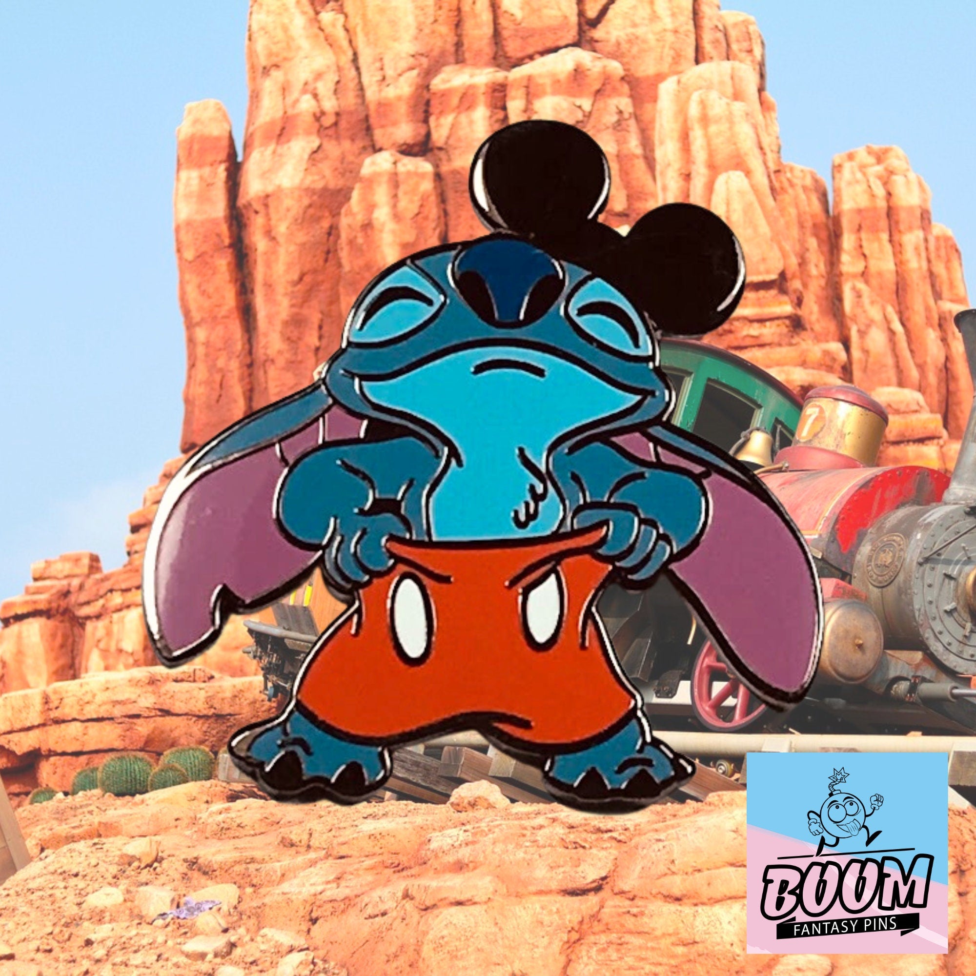 Épingle – Expérience 626 : Stitch en Mickey Mouse de Lilo &amp; Stitch – Disney Fantasy