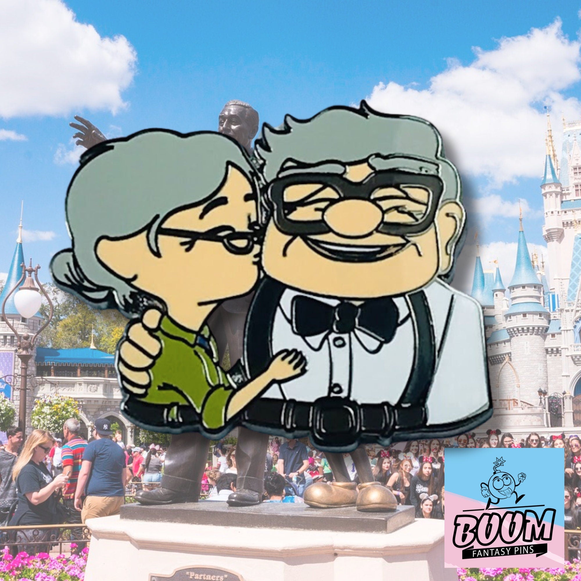 Pin's – Carl et Ellie du film Là-haut – Disney Fantasy