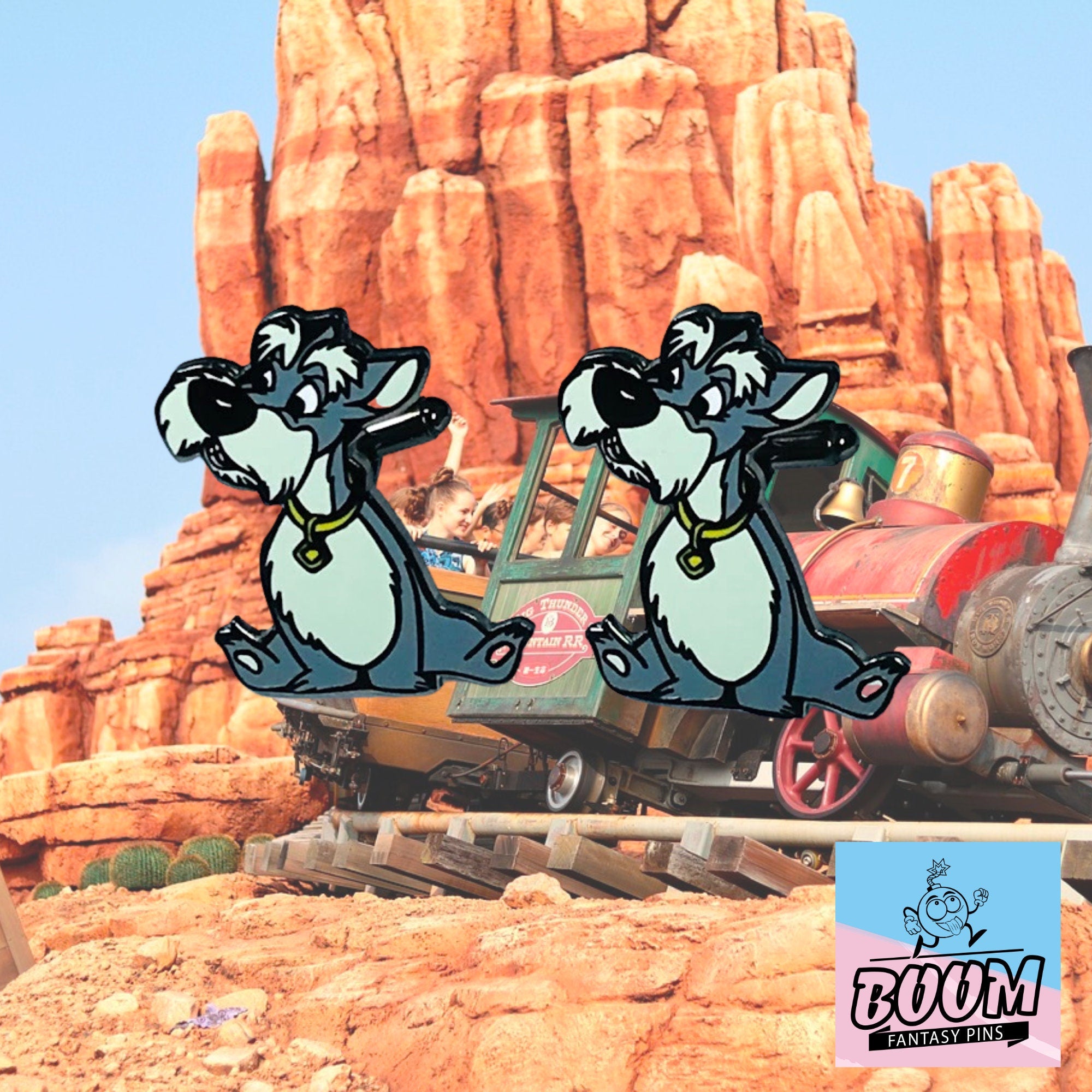 Cufflinks – Jock from Lady and the Tramp – Disney Fantasy