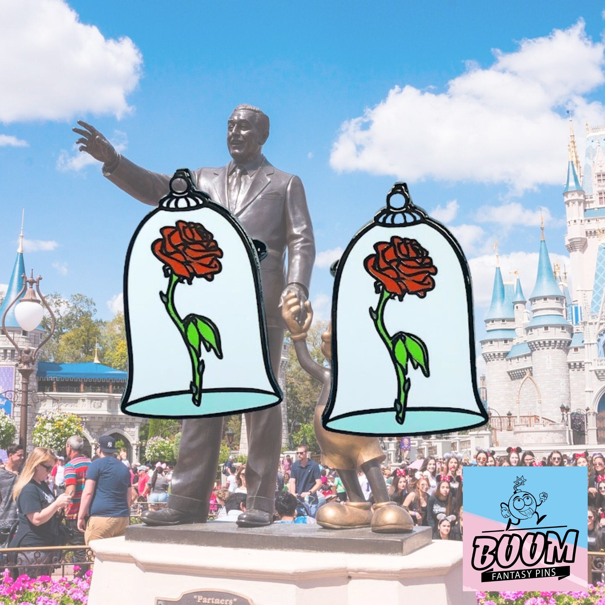 Boutons de manchette – Belle de La Belle et la Bête – Disney Fantasy