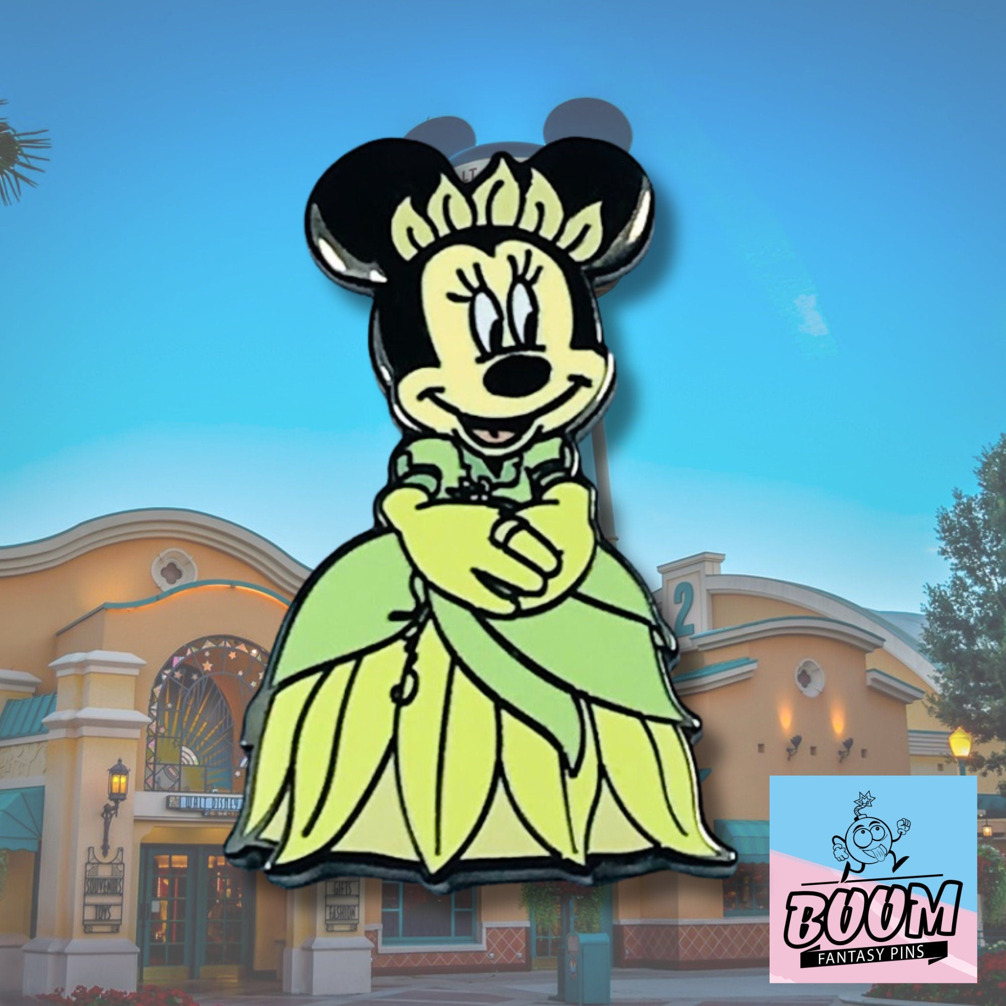 Pin – Minnie Mouse como Tiana de La Princesa y el Sapo – Disney Fantasy