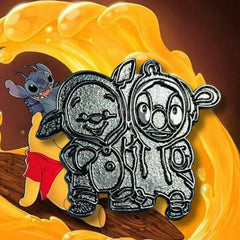 Prueba de pin - Winnie Pooh con Stitch de Lilo &amp; Stitch - Disney Fantasy