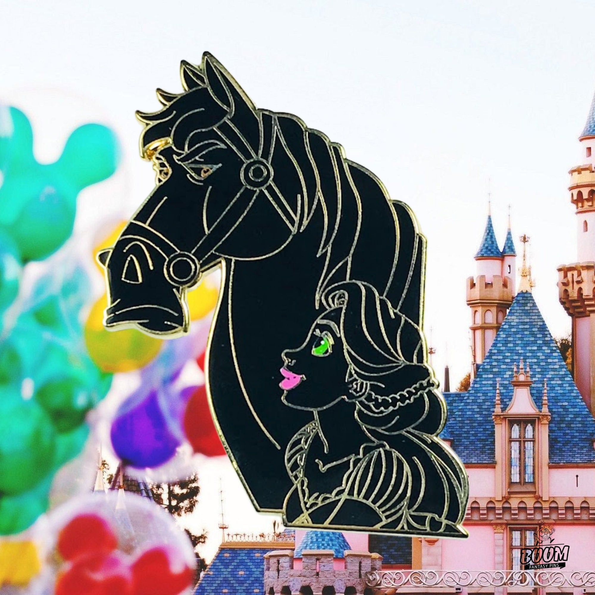 Pin's – Raiponce et Maximus du film Raiponce – Disney Fantasy