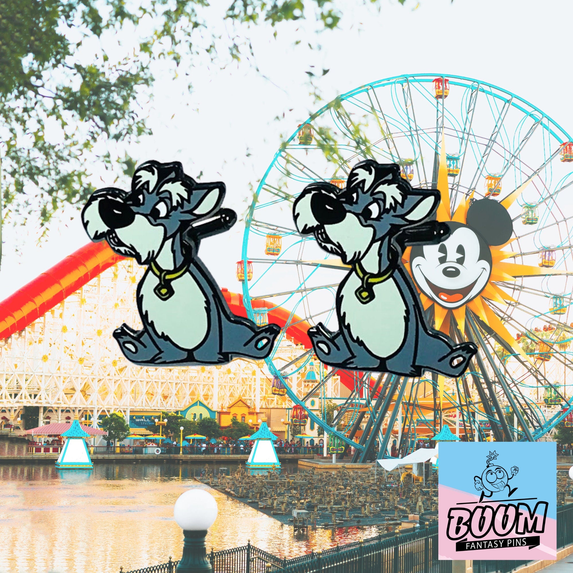 Cufflinks – Jock from Lady and the Tramp – Disney Fantasy