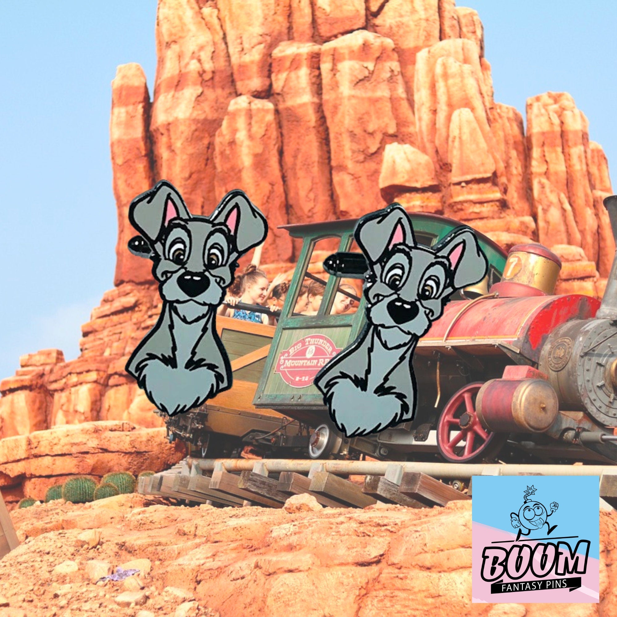 Boutons de manchette – Clochard de La Belle et le Clochard – Disney Fantasy