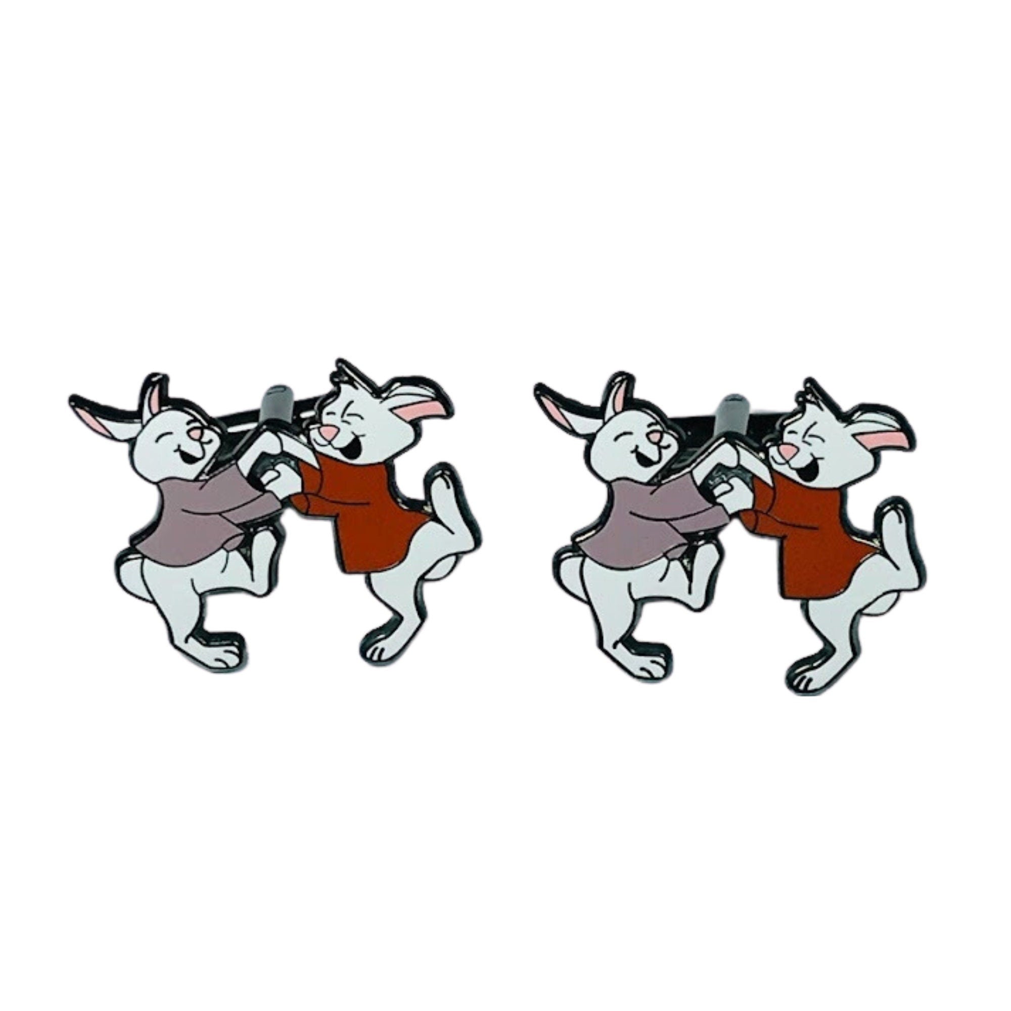 Cufflinks – Skippy and Sis Bunny from Robin Hood – Disney Fantasy
