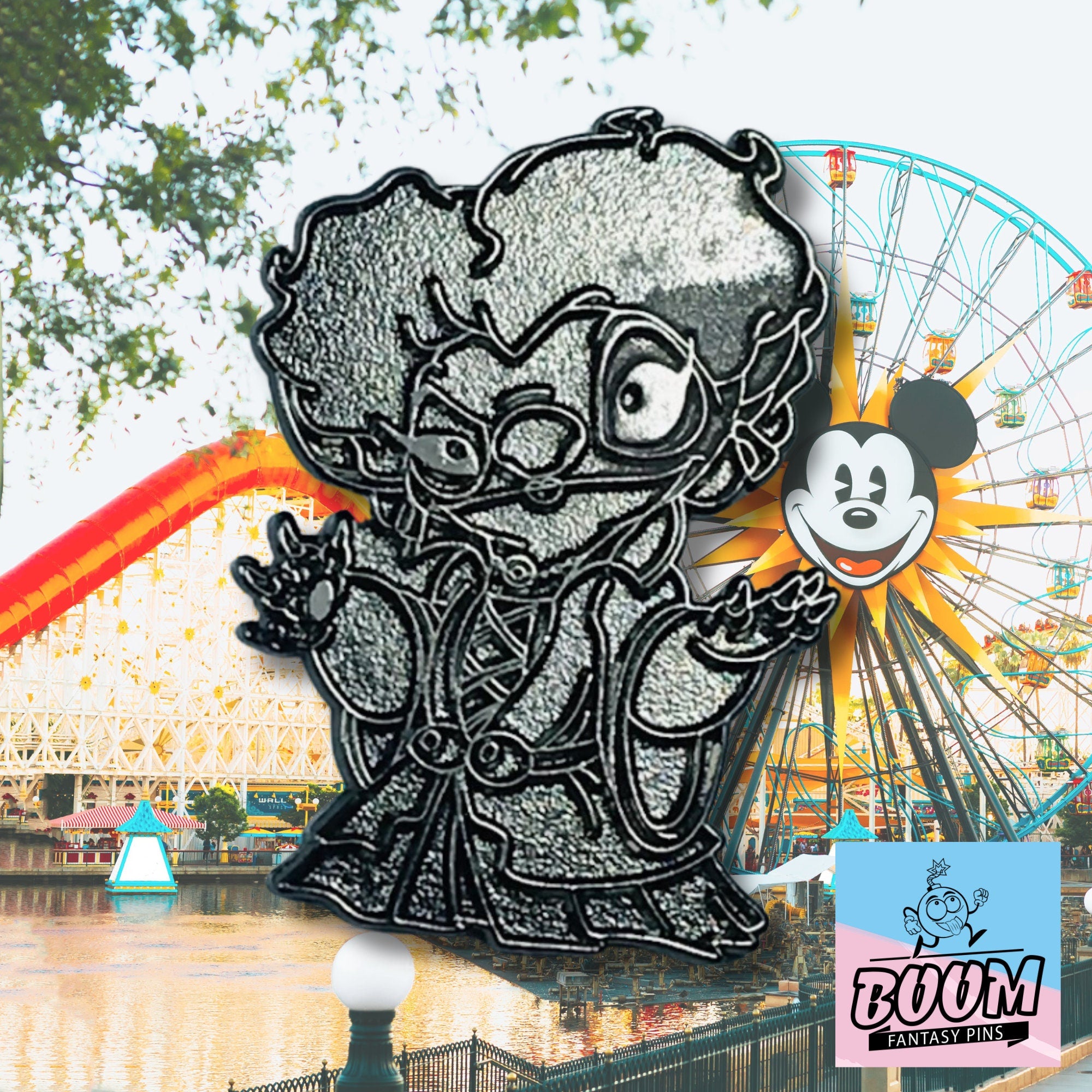 Pin's – Stitch en Winifred Sanderson de Lilo &amp; Stitch – Disney Fantasy