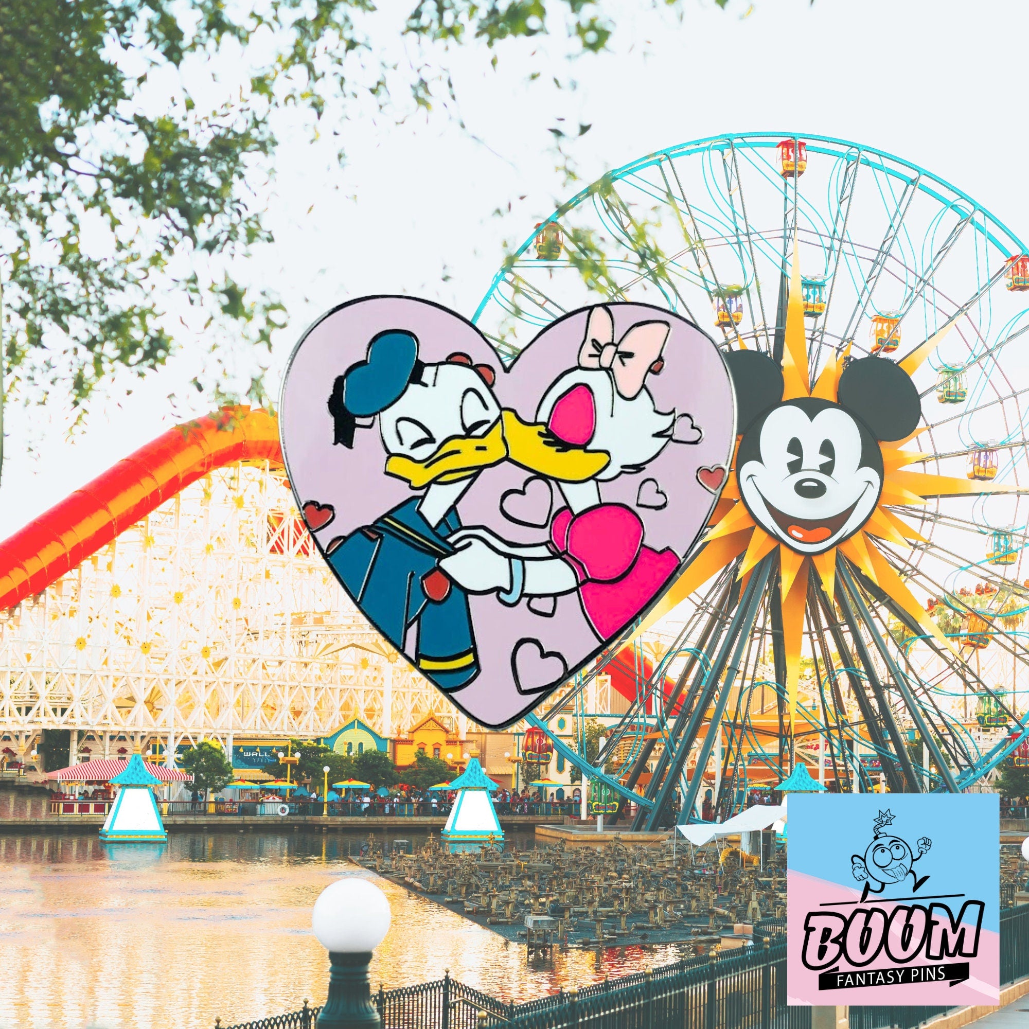 Pin – Pato Donald y Pato Daisy de El Sr. Pato sale – Disney Fantasy